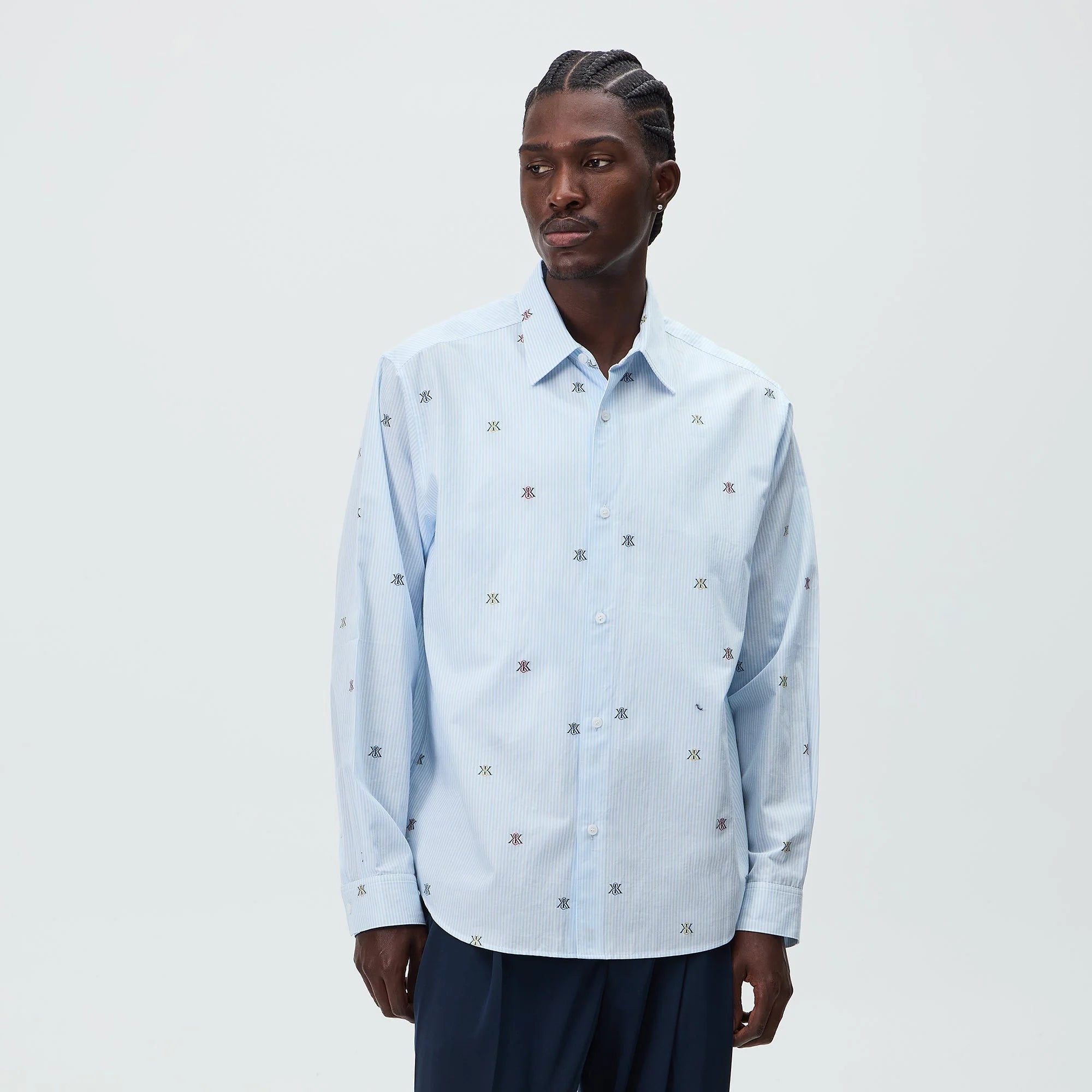Kith Multi Crest Jacquard Georgie Shirt - Multi