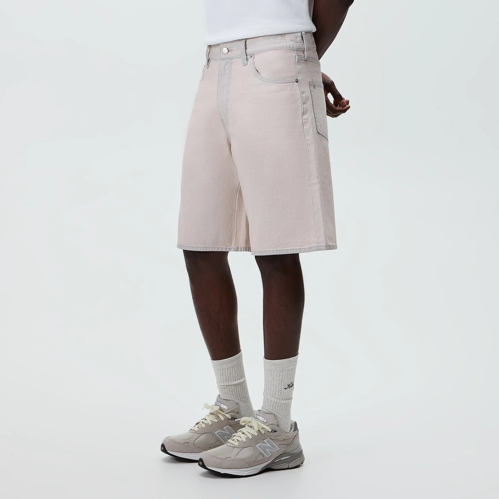 Kith Midweight Denim Lewis Short - Washed Pastel