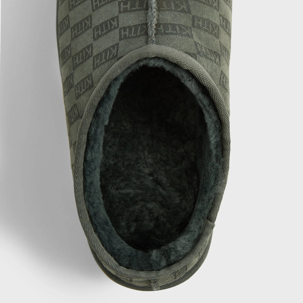 Kith Monogram Shearling Slippers - Stadium