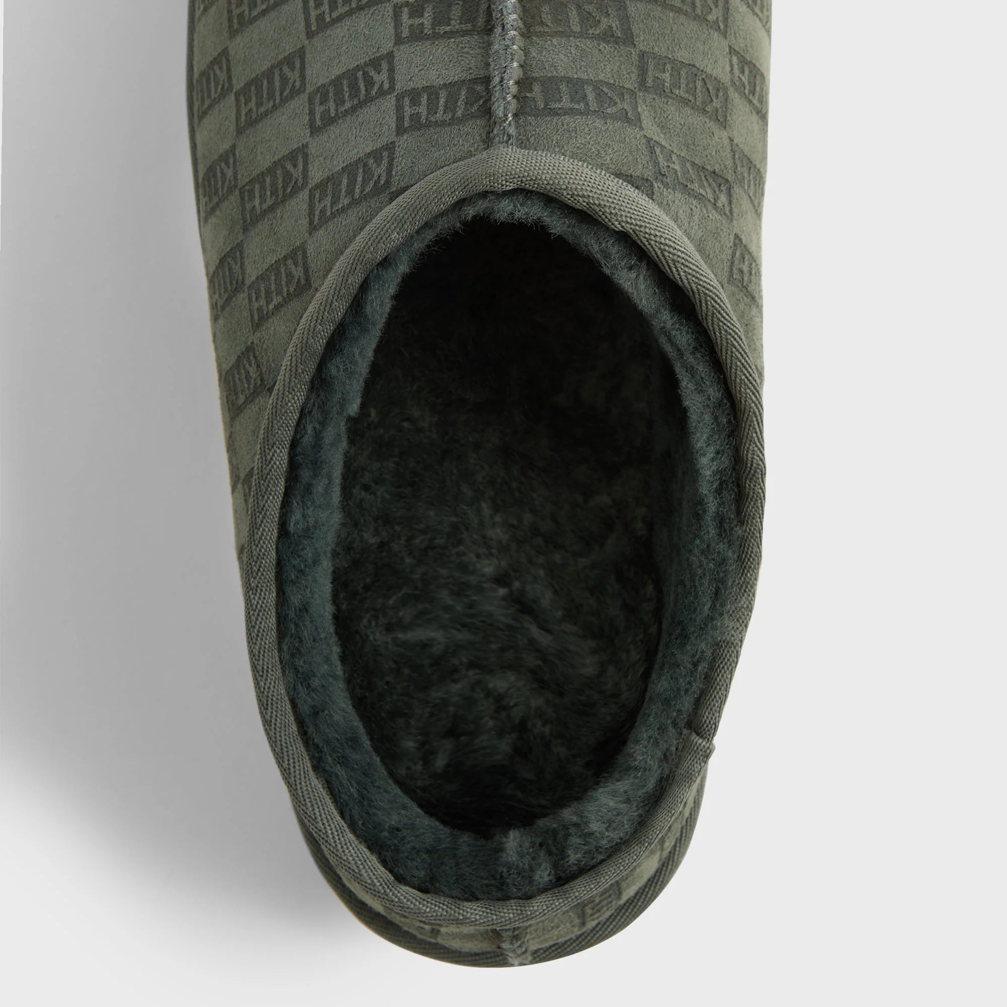 Kith Monogram Shearling Slippers - Stadium