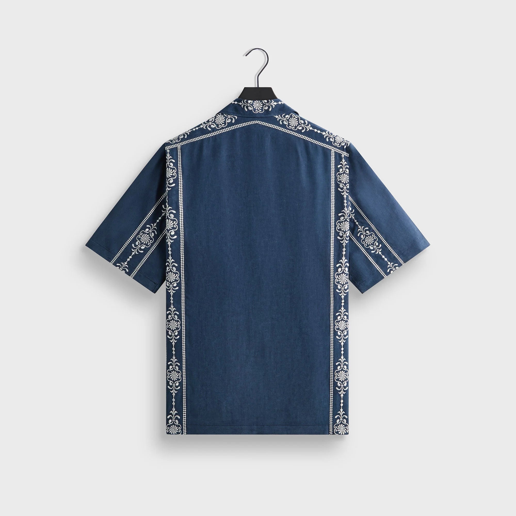 Kith Cupro Linen Thompson Camp Collar Shirt - Nocturnal