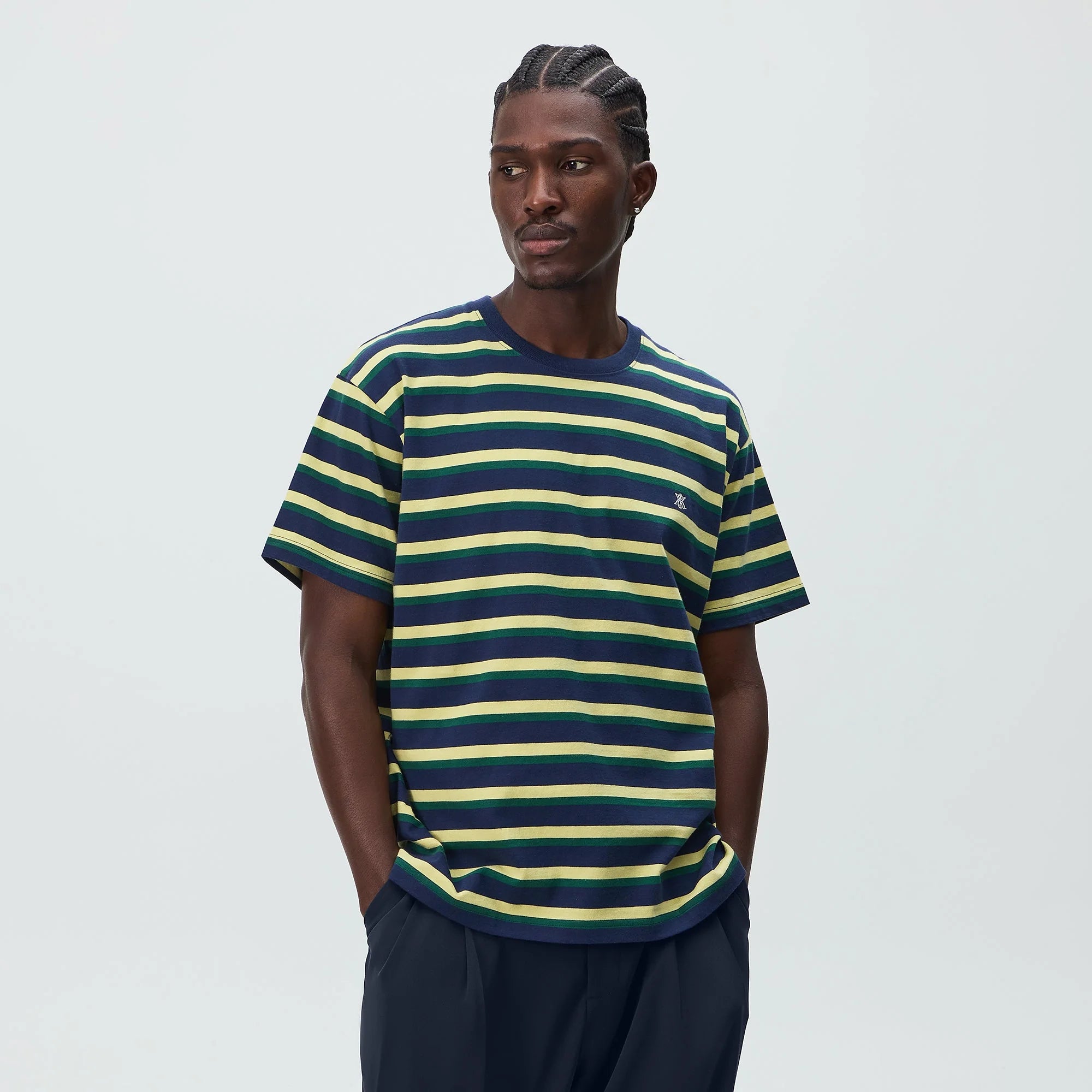 Kith Stripe LAX Tee 2.0 - Nocturnal
