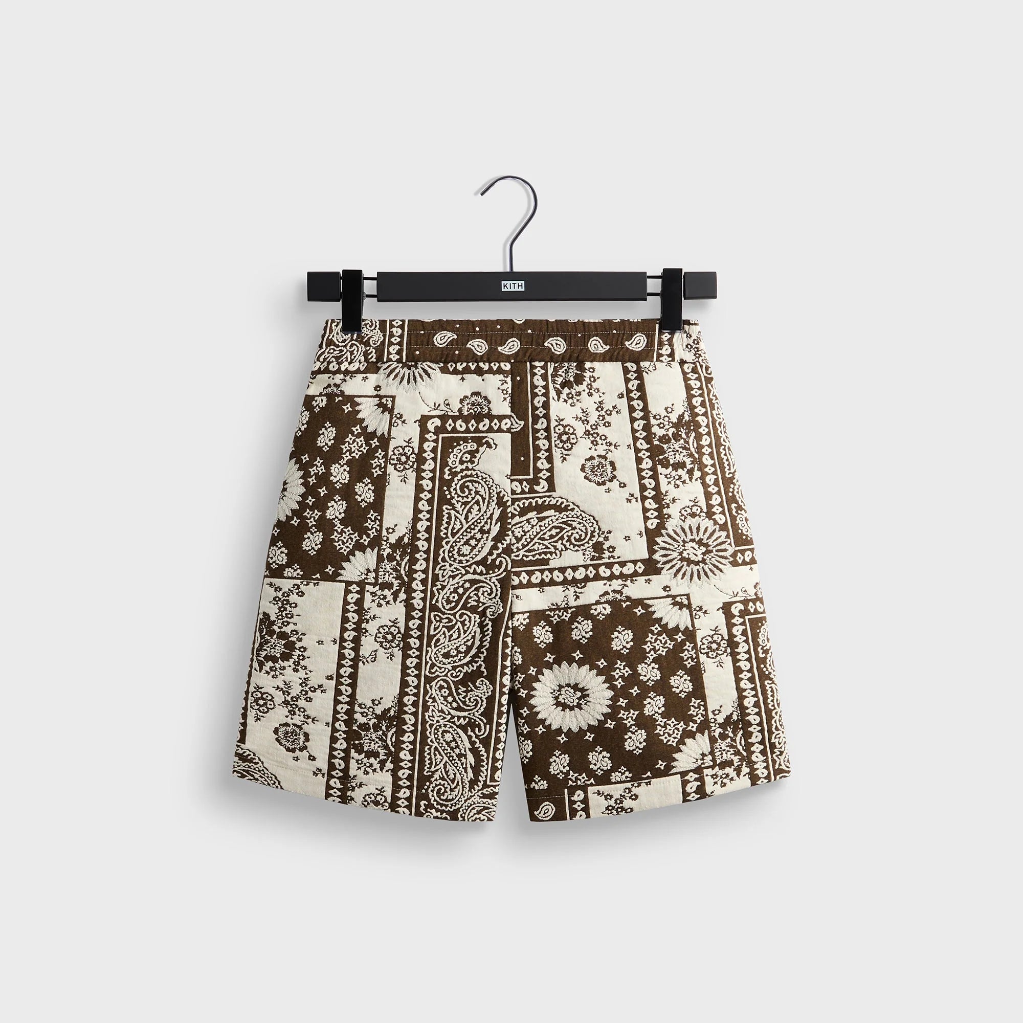 Kith Bandana Jacquard Lewis Short - Coffee