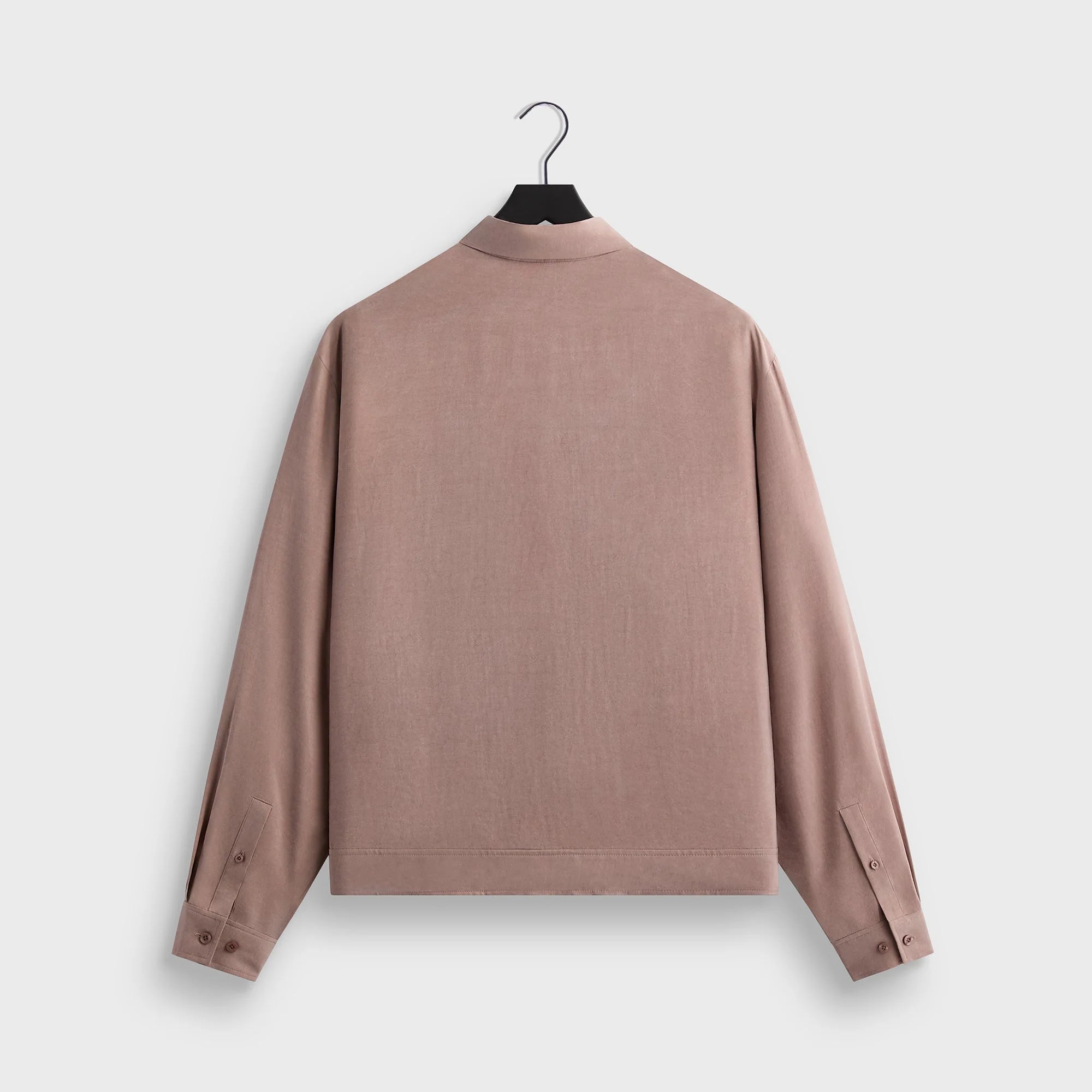 Kith Cupro Linen Connor Blouson Jacket - Dusty Mauve