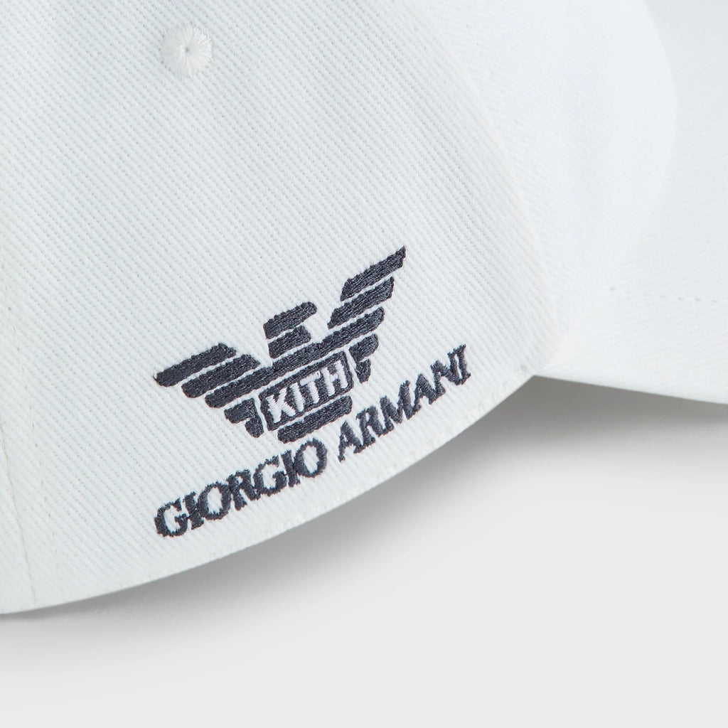 Giorgio Armani & Kith Sardinia Classic Cap - White