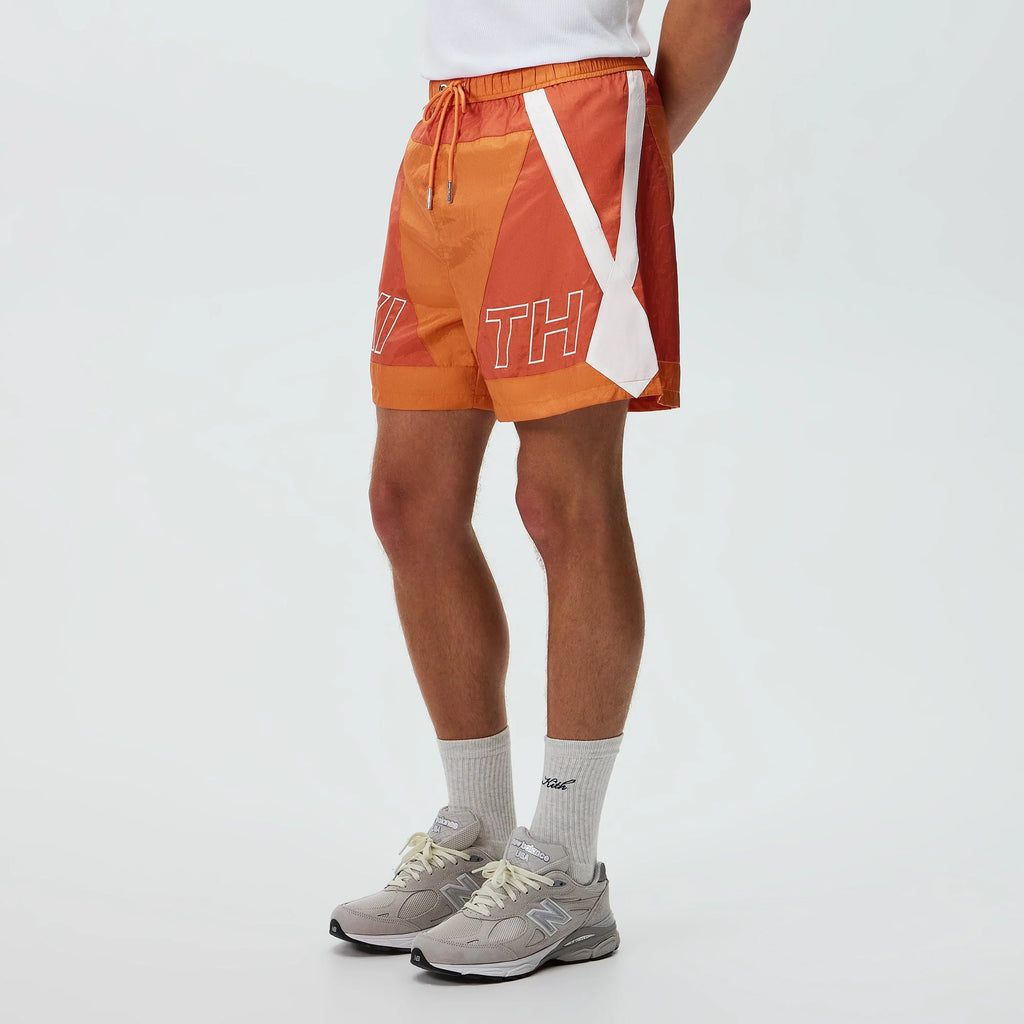 Kith Washed Nylon Turbo Short - Clementine