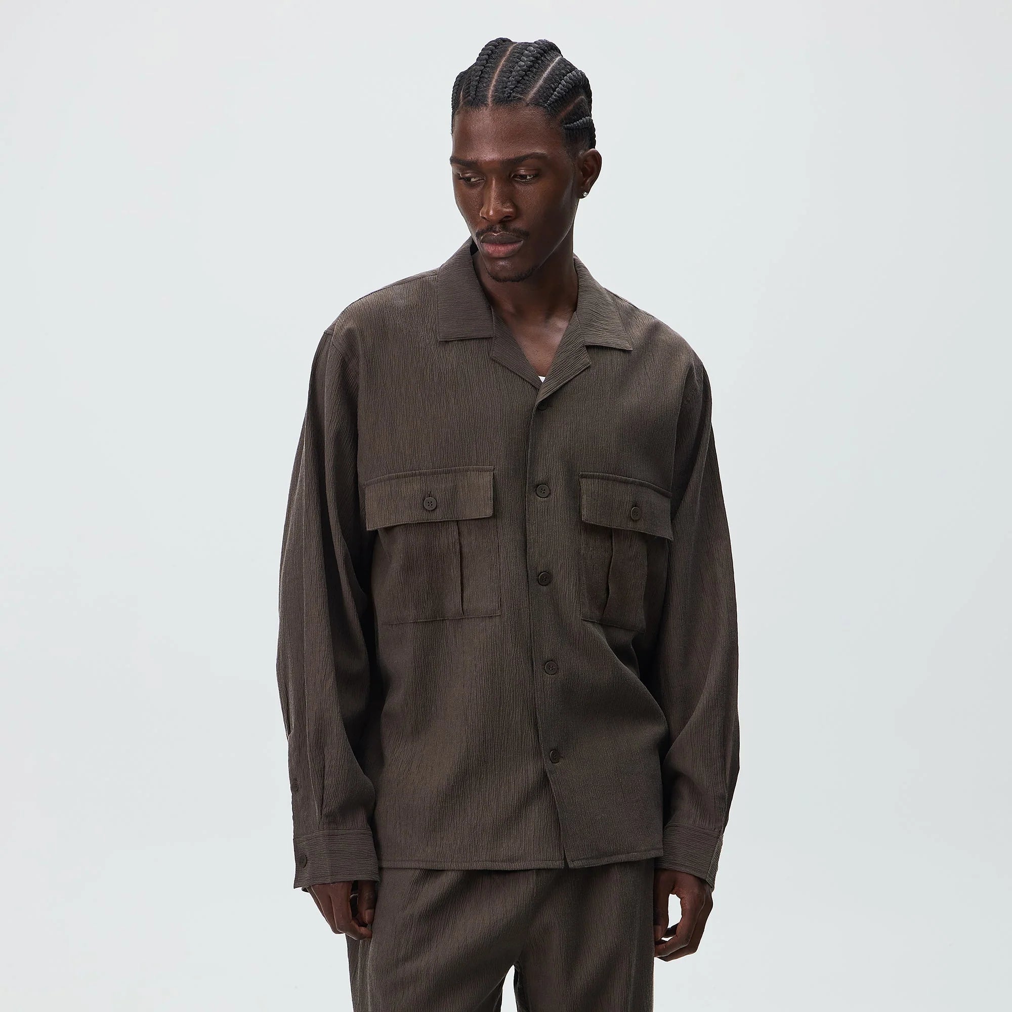Kith Crinkled Nylon Ugo Shirt - Underground