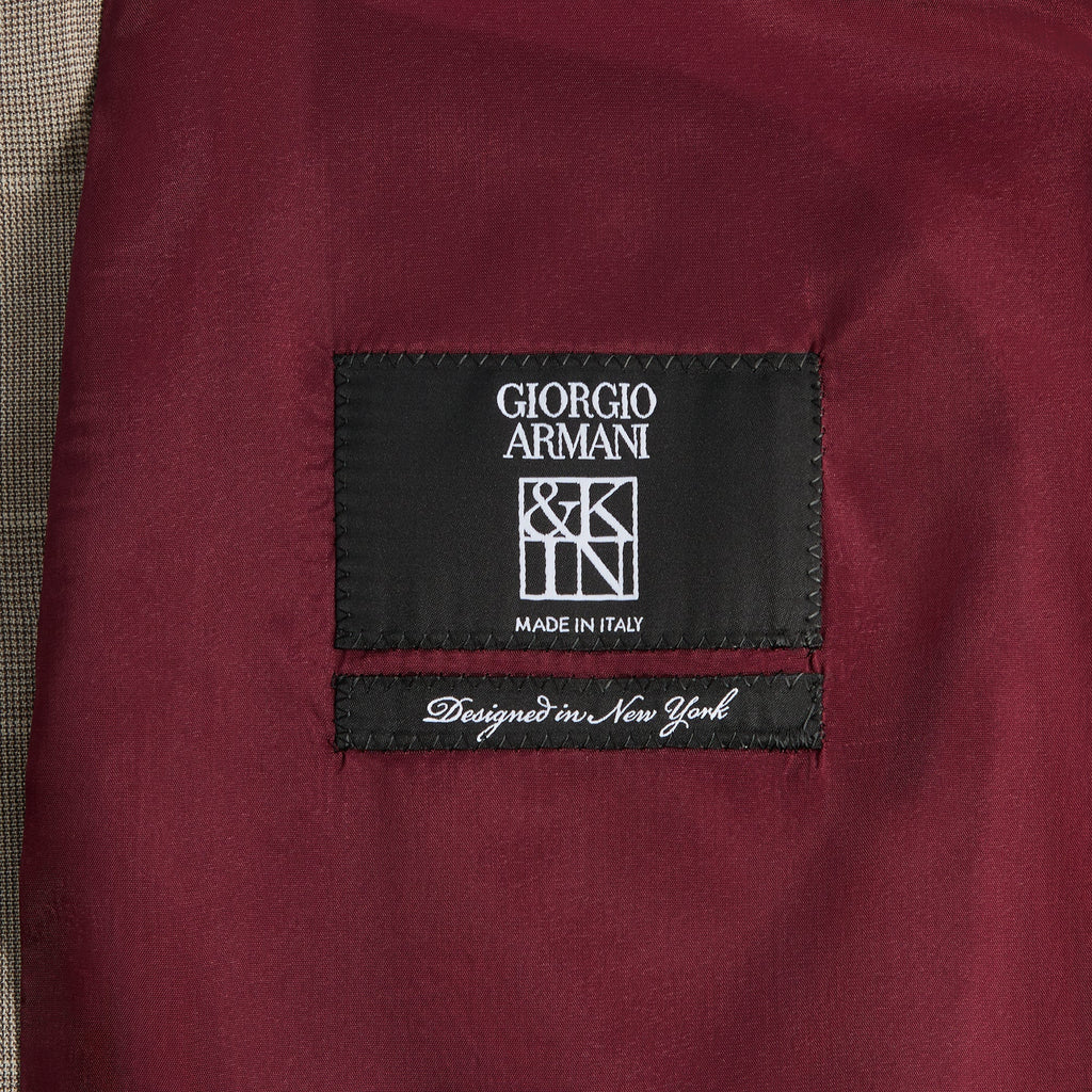 Giorgio Armani & Kith &Kin Single Breasted Collarless Jacket - Dark Ash