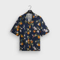 &Kin Citrus Garden Thompson Camp Collar Shirt - Nocturnal