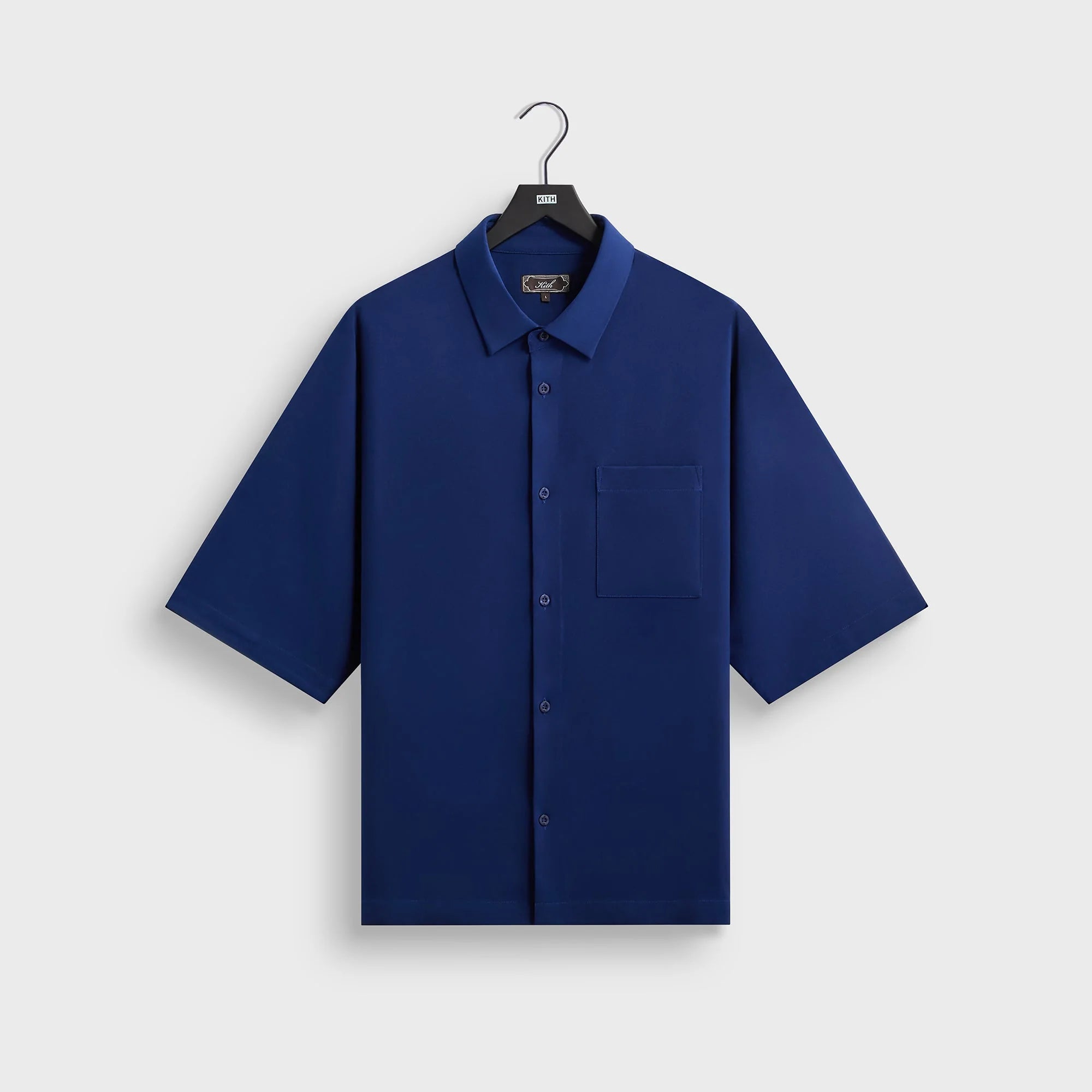 Kith Drape Twill Raf Shirt - Deep Royal