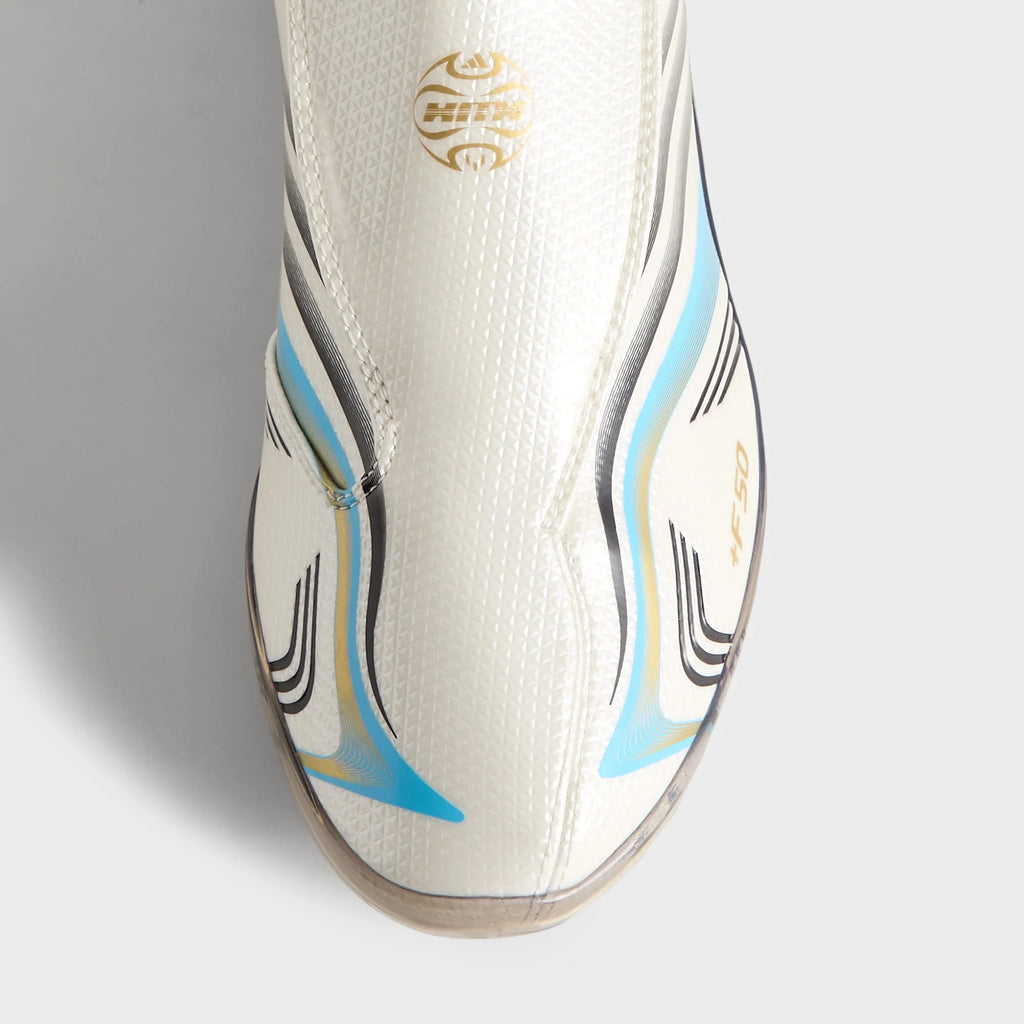 Kith & Messi for adidas Football F50 Inframe - Off White / Clear Blue / Metallic Gold