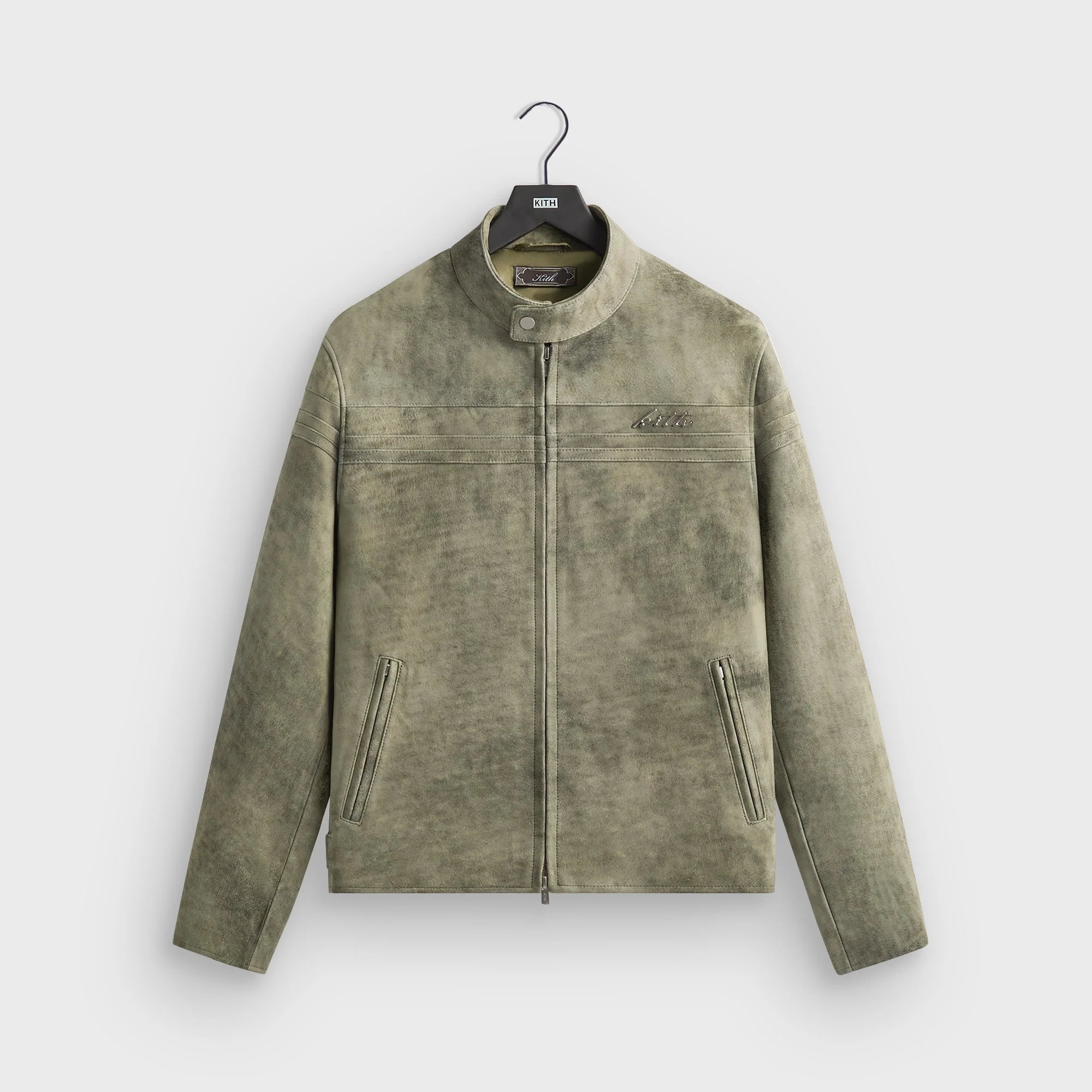 Kith Washed Suede Rossi Moto Jacket - Flagstaff