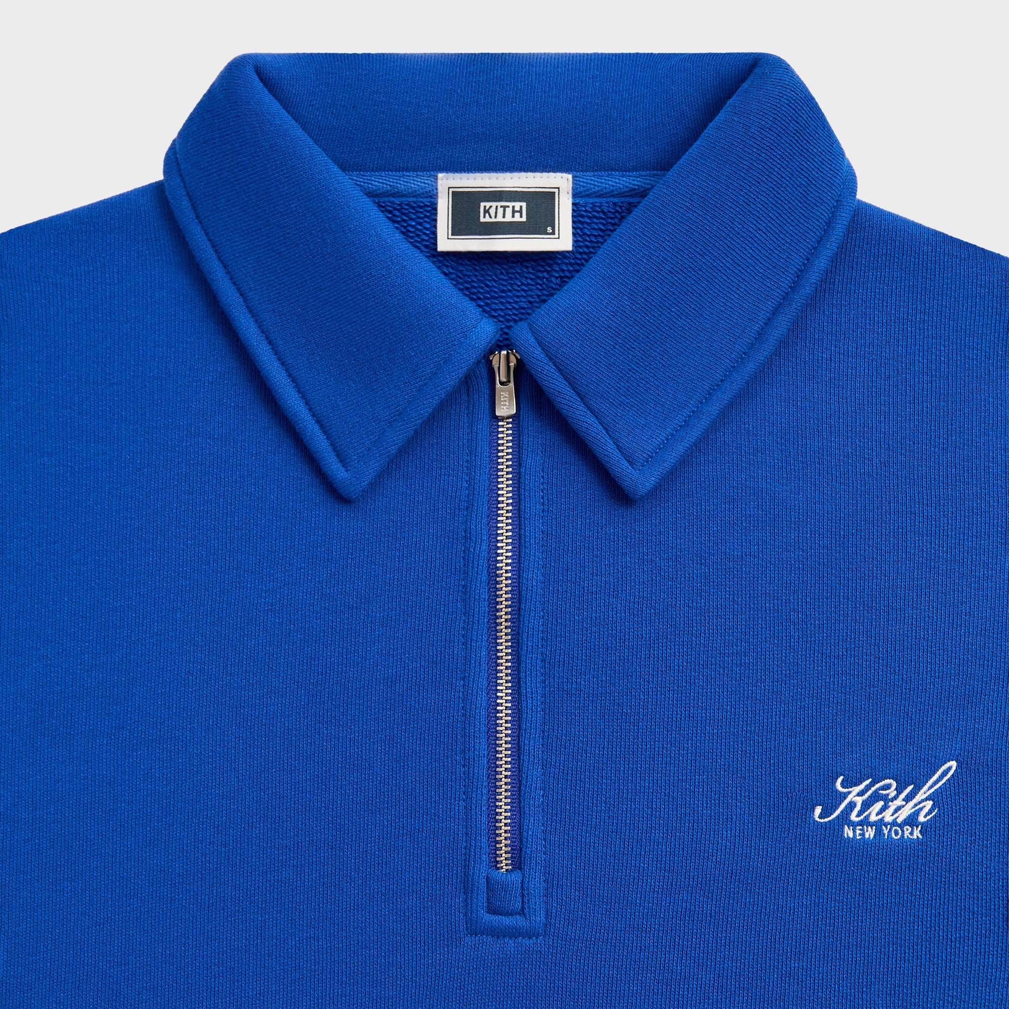 Kith Quarter Zip Popover Sweatshirt - Cyclone