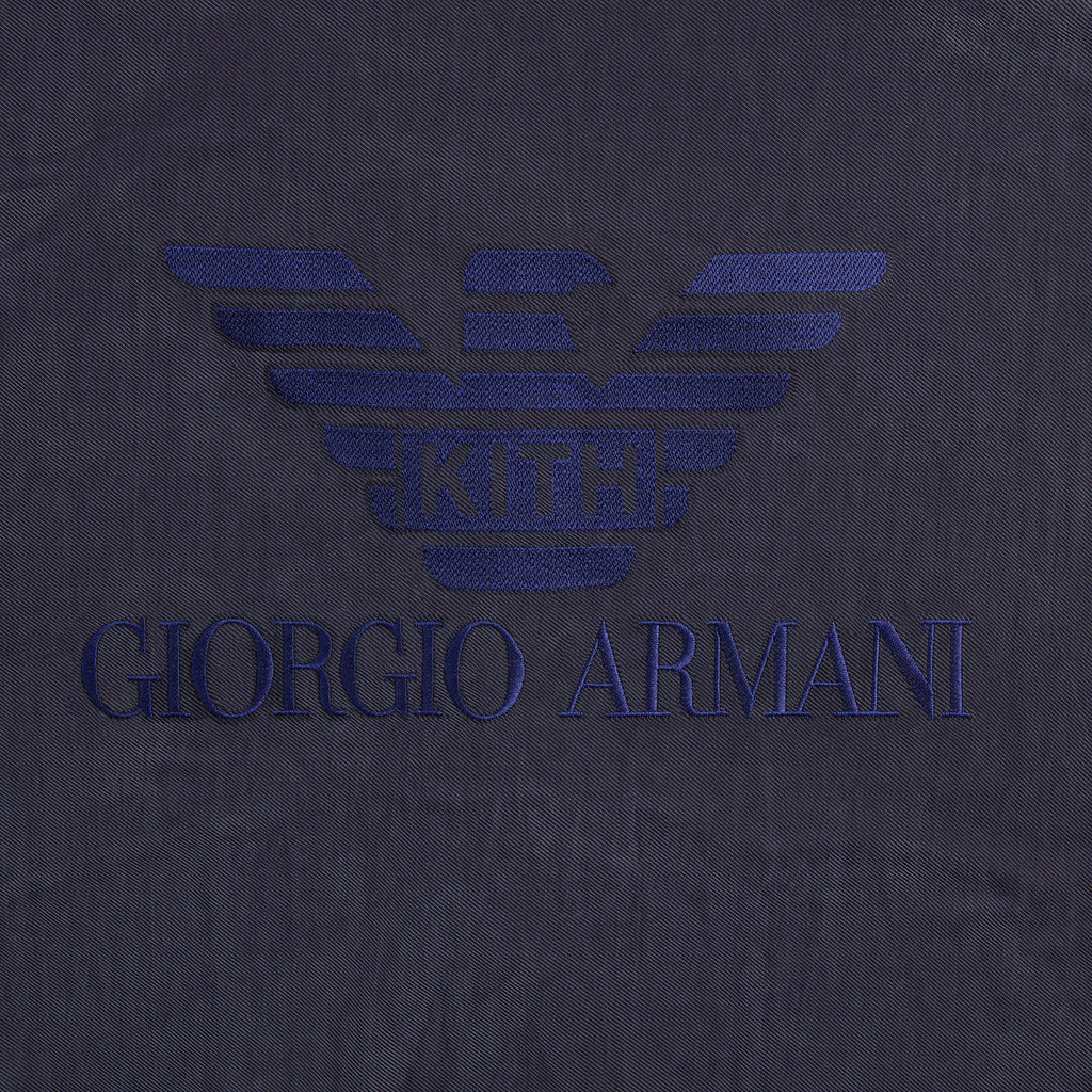 Giorgio Armani & Kith Short Sleeve Thompson Crossover Shirt - Nocturnal