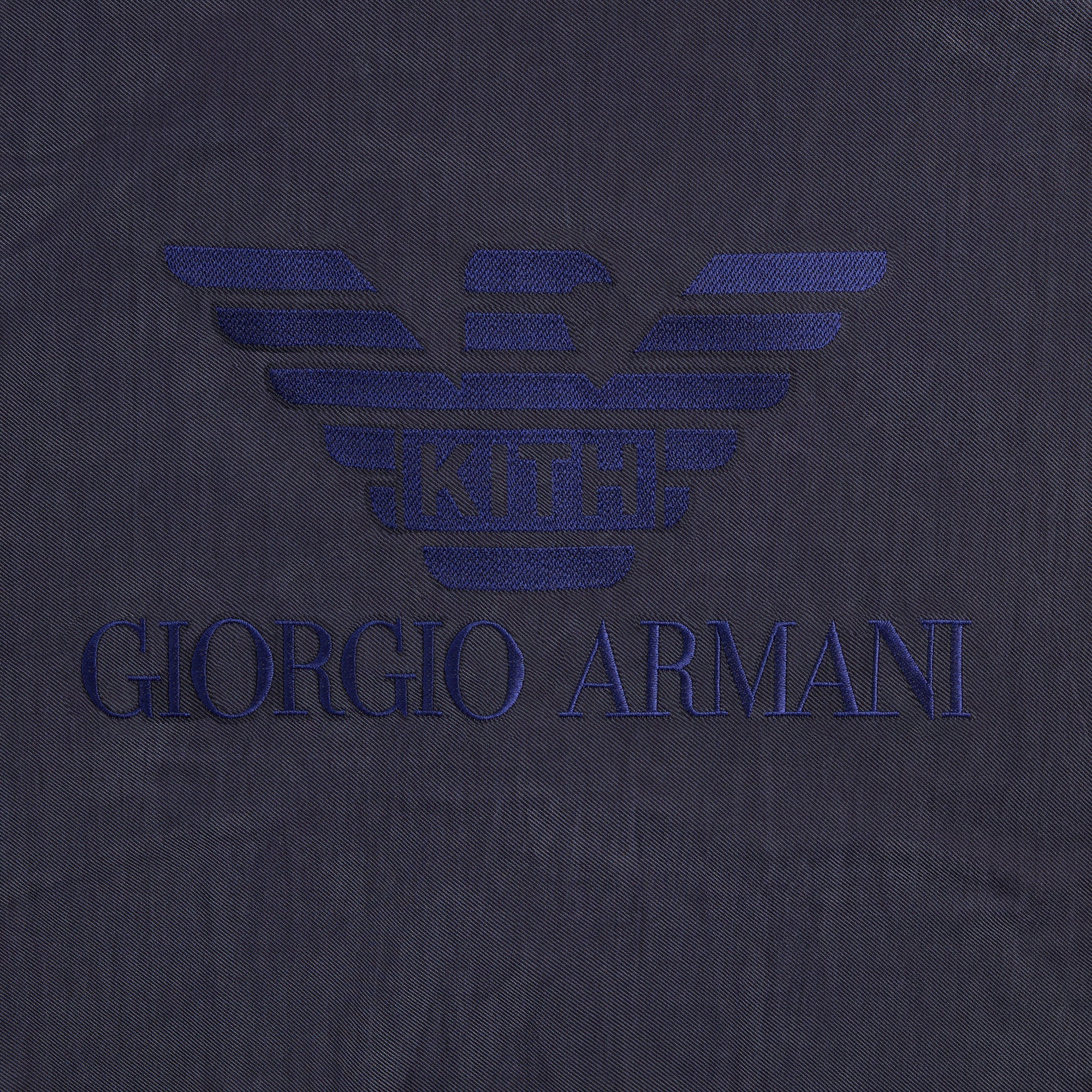 Giorgio Armani & Kith Short Sleeve Thompson Crossover Shirt - Nocturnal