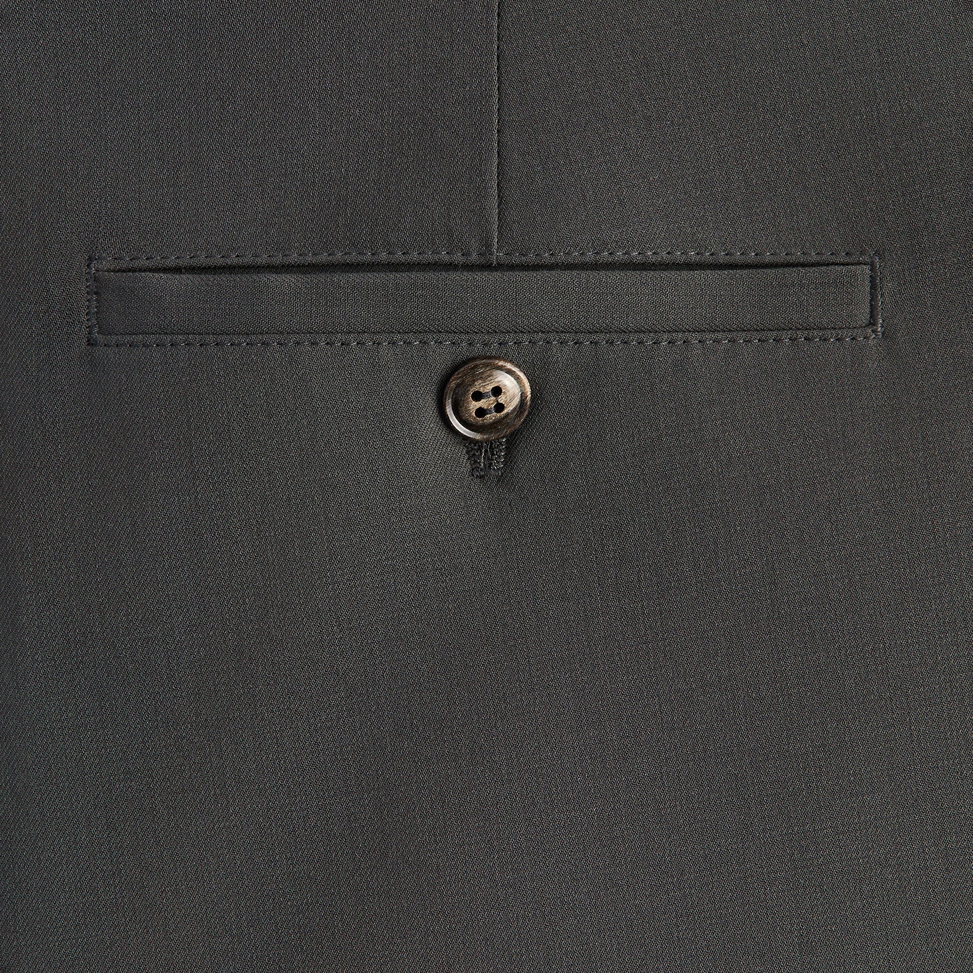 Giorgio Armani & Kith &Kin Milano Crepe Flat Front Trouser - Dark Ash