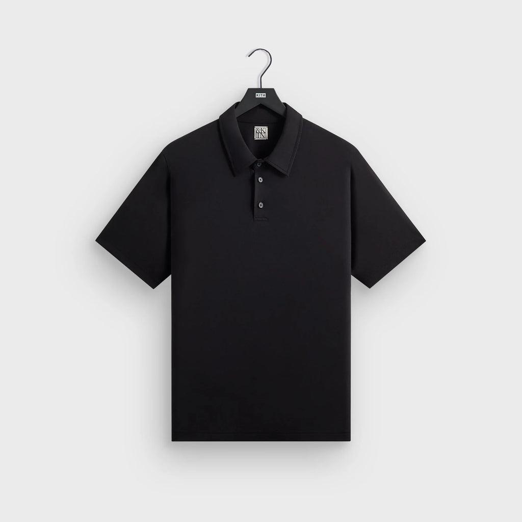 &Kin Soft Modal Blend Heathrow Polo - Black