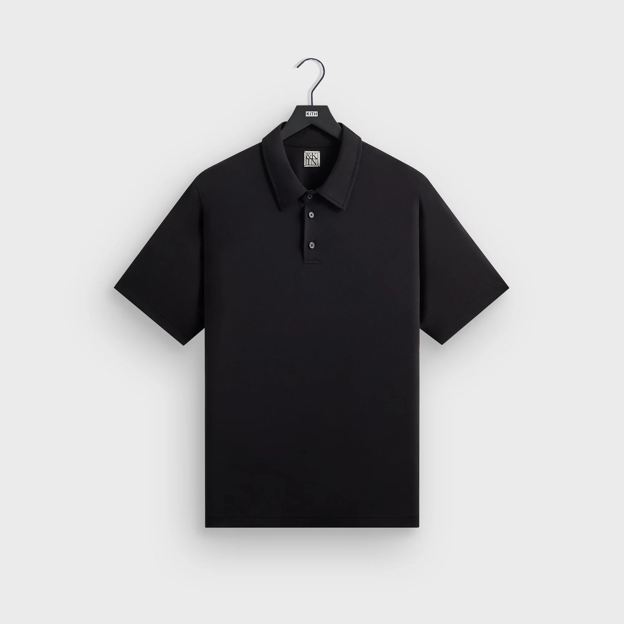 &Kin Soft Modal Blend Heathrow Polo - Black