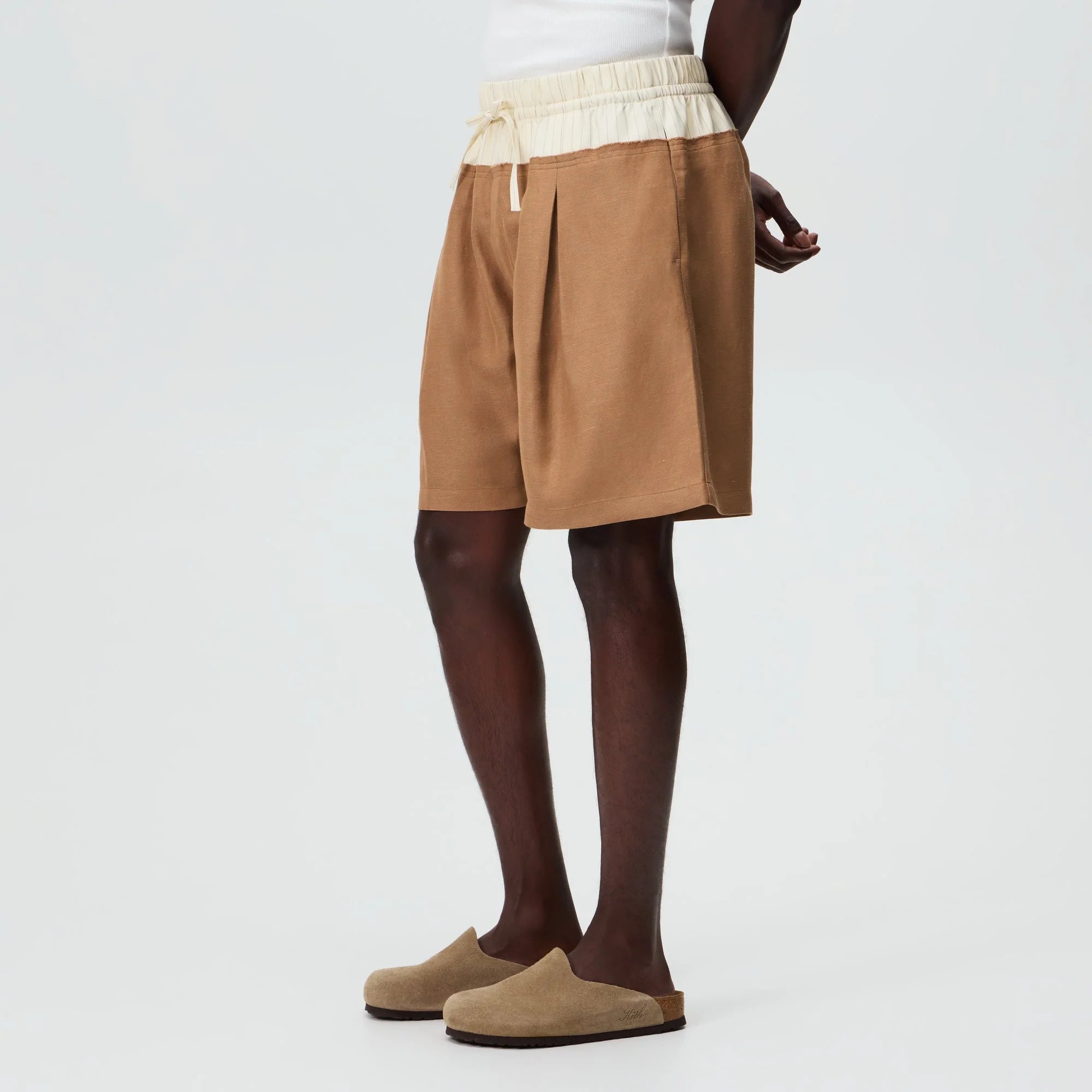 &Kin Linen Viscose Twill Emil Short - Strand