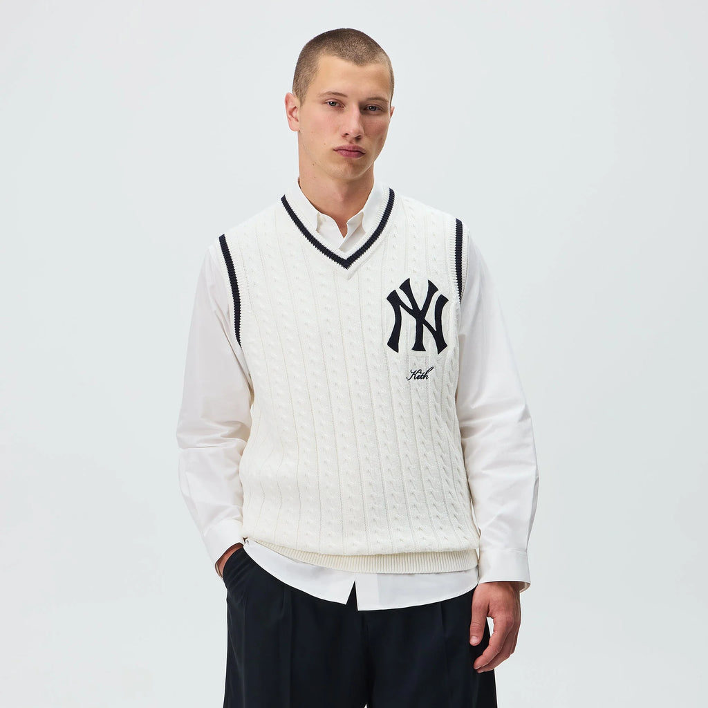 Kith for the New York Yankees Aiken Vest - Sandrift