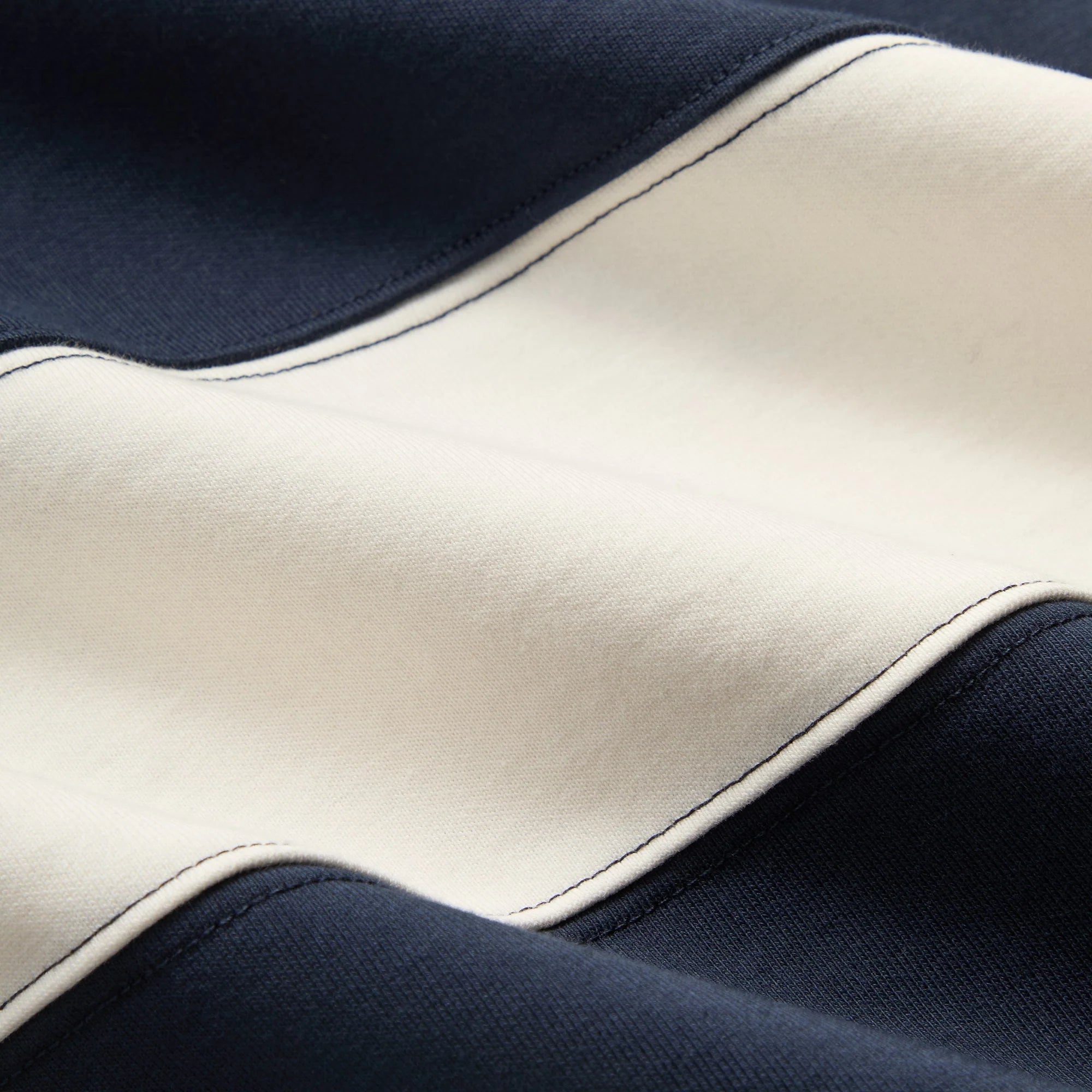 Kith Compact Fleece Striped Rugby - Nocturnal