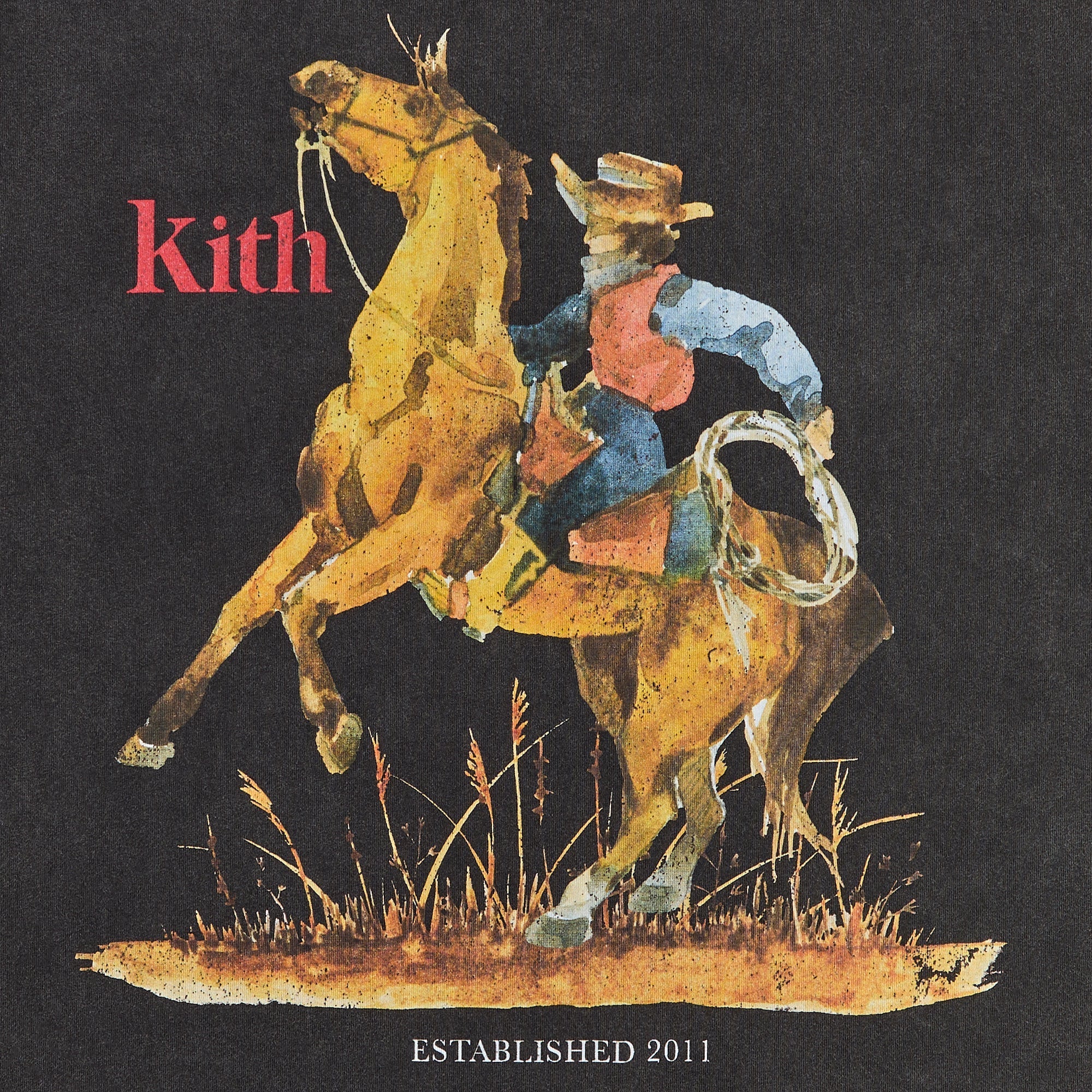 Kith Cowboy Vintage Tee - Black