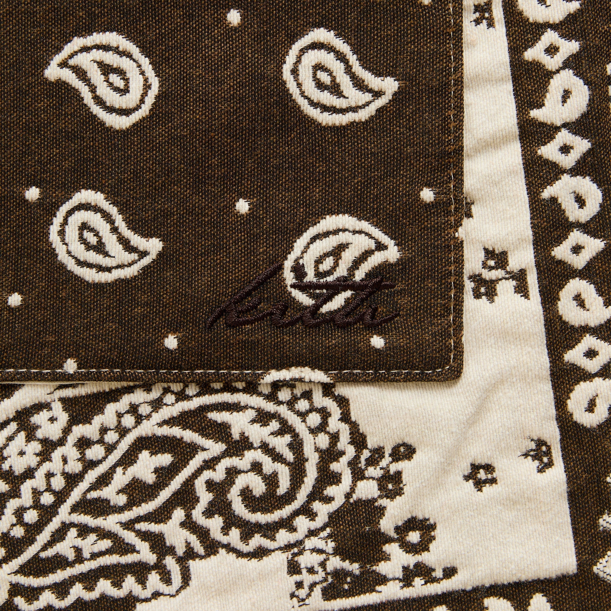 Kith Bandana Jacquard Lewis Short - Coffee