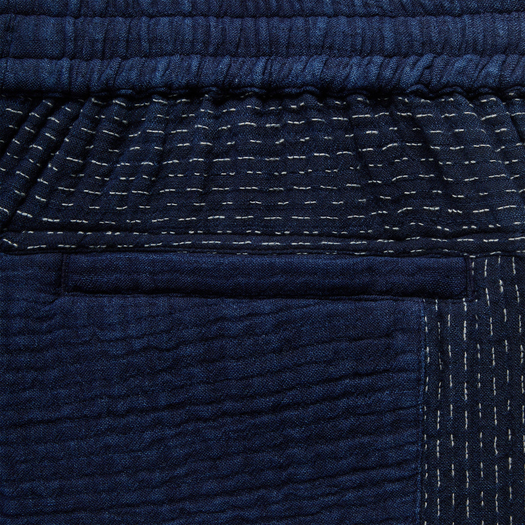 Kith Stitched Patchwork Curtis Short - Mid Indigo