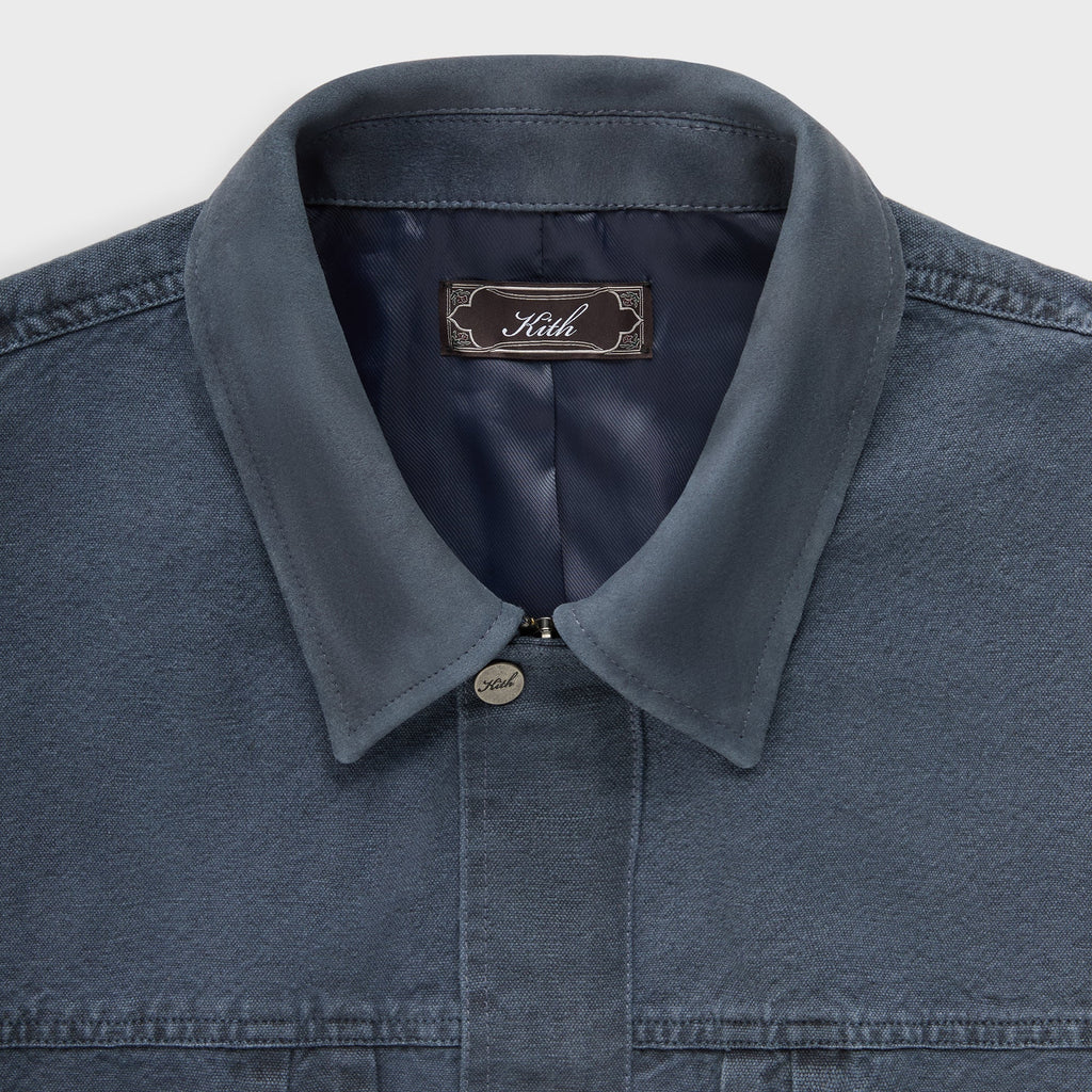 Kith Washed Canvas Ariel Blouson Jacket - Placid