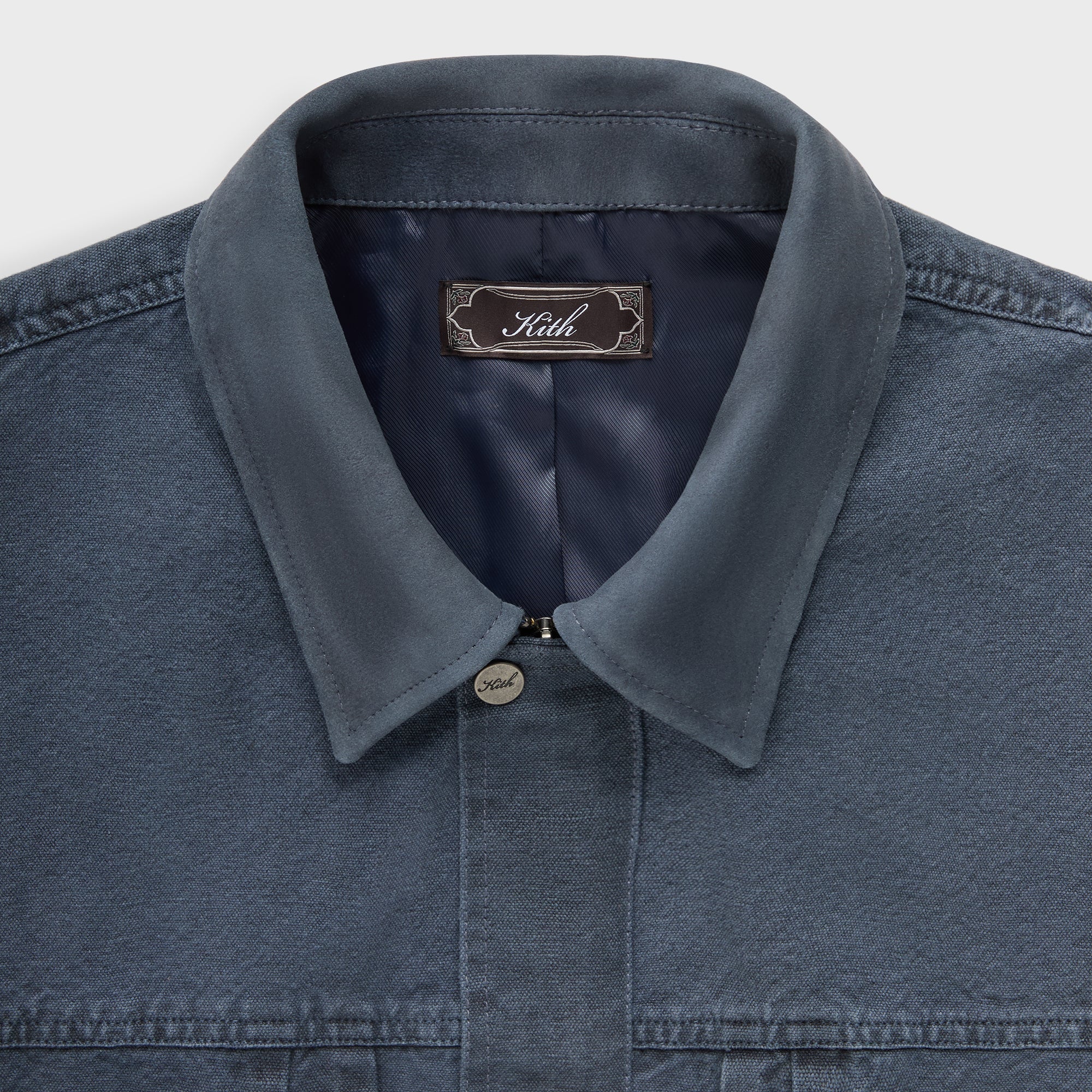 Kith Washed Canvas Ariel Blouson Jacket - Placid