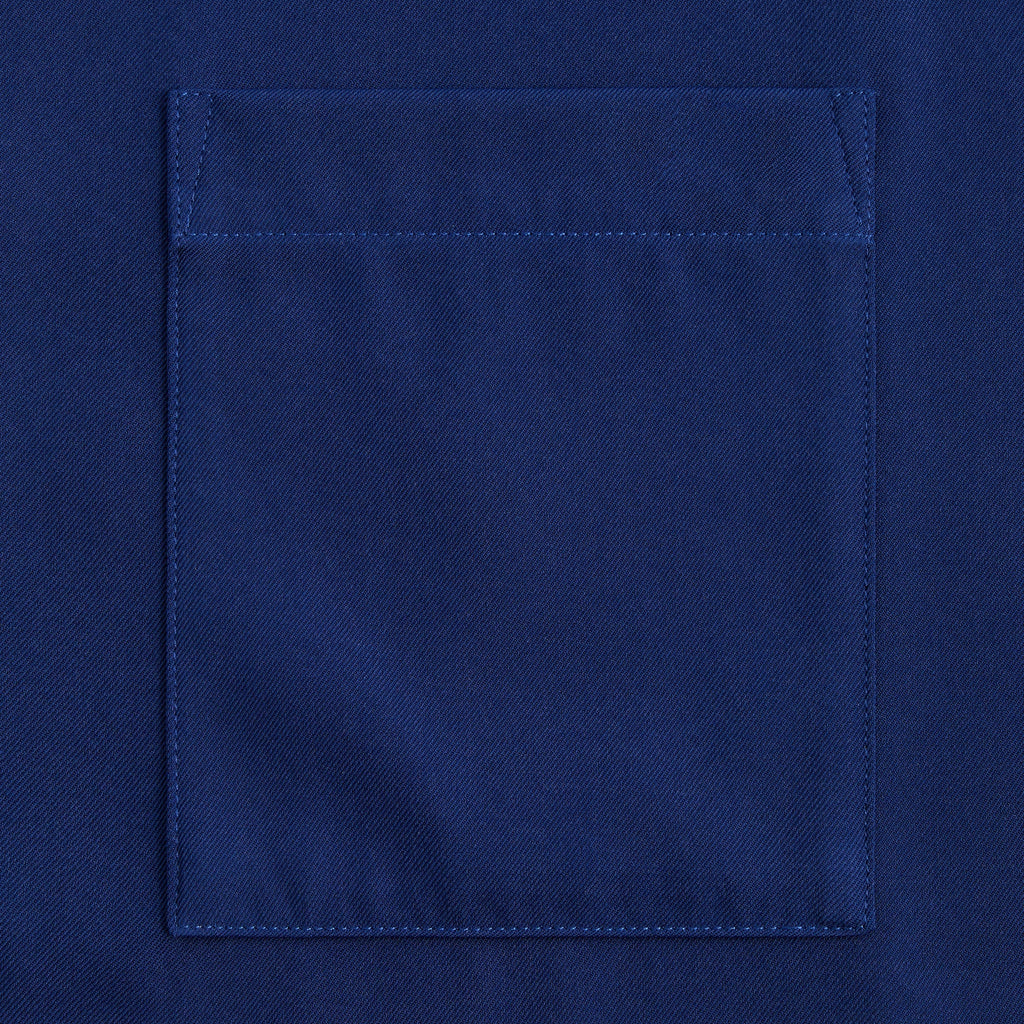 Kith Drape Twill Raf Shirt - Deep Royal
