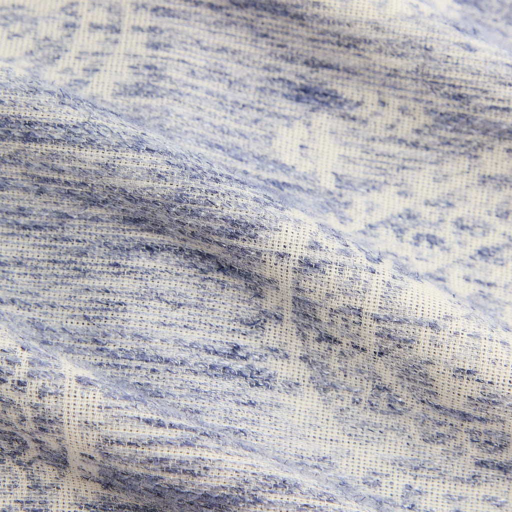 Kith Heathered Paisley Torin Shirt - Light Indigo
