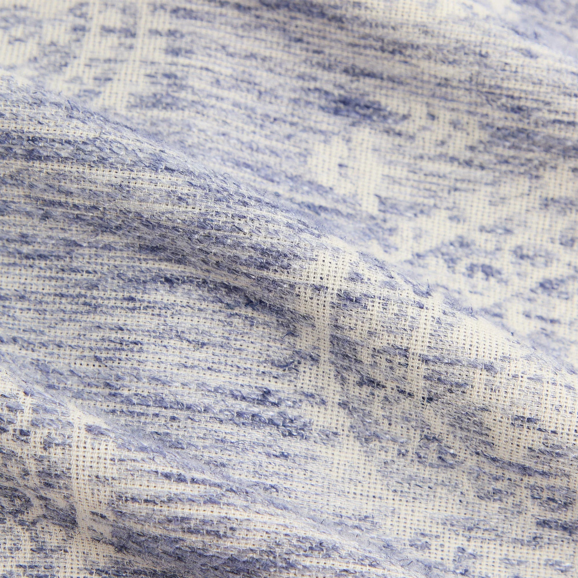 Kith Heathered Paisley Torin Shirt - Light Indigo