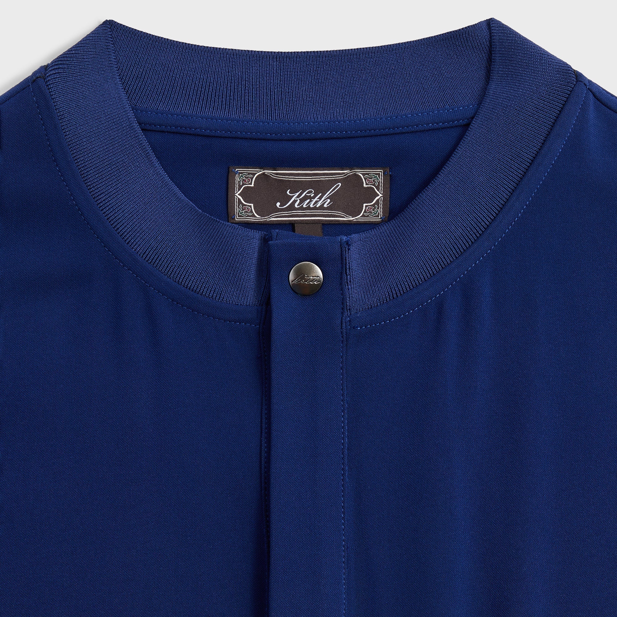 Kith Double Crepe Casper Shirt - Deep Royal