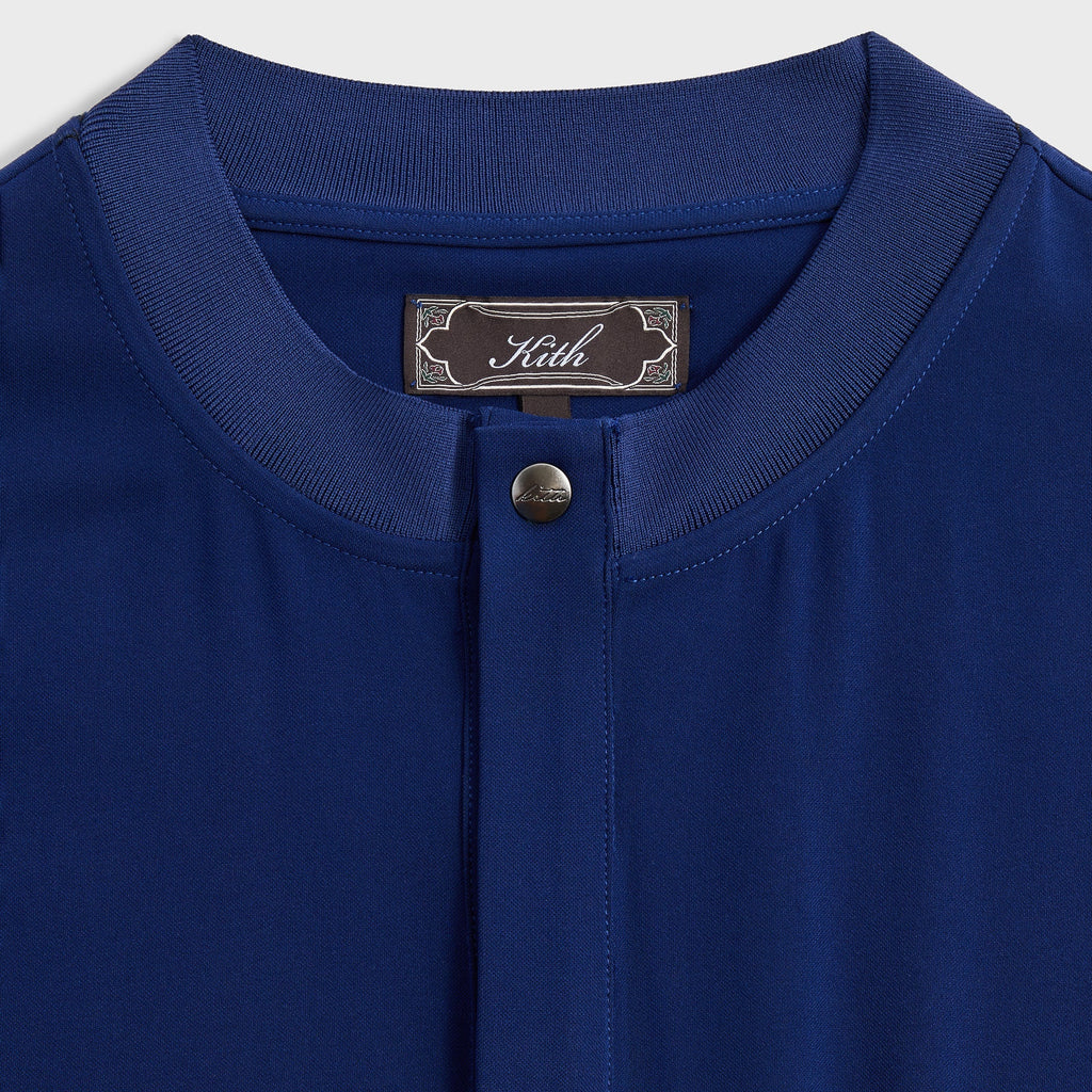 Kith Double Crepe Casper Shirt - Deep Royal