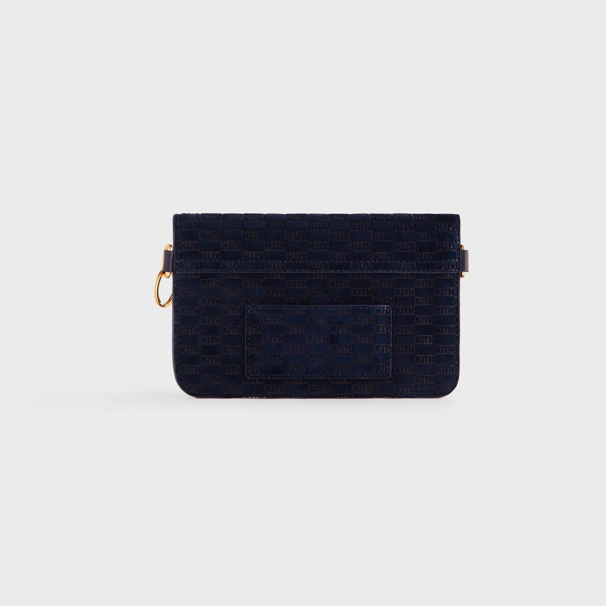 Kith Monogram Suede Envelope K20 Bag - Ink