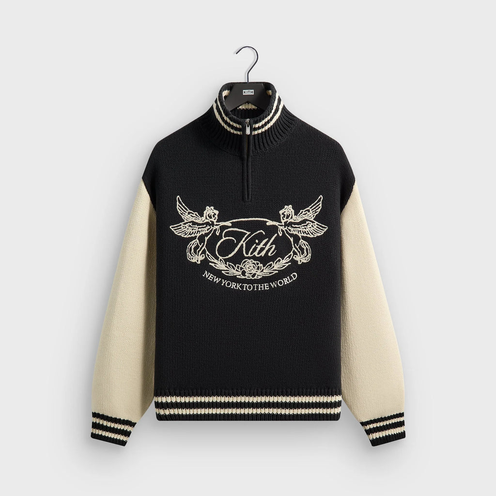 Kith Quarter Zip Wyona Sweater - Ink