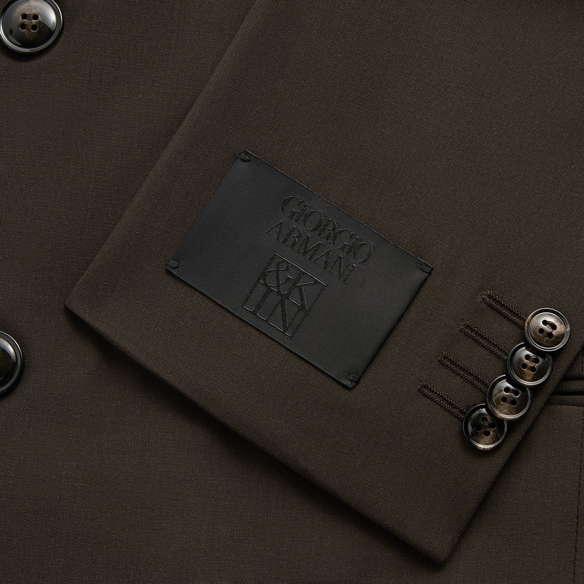 Giorgio Armani & Kith &Kin The Artist Virgin Wool Double-Breasted Jacket - Kindling