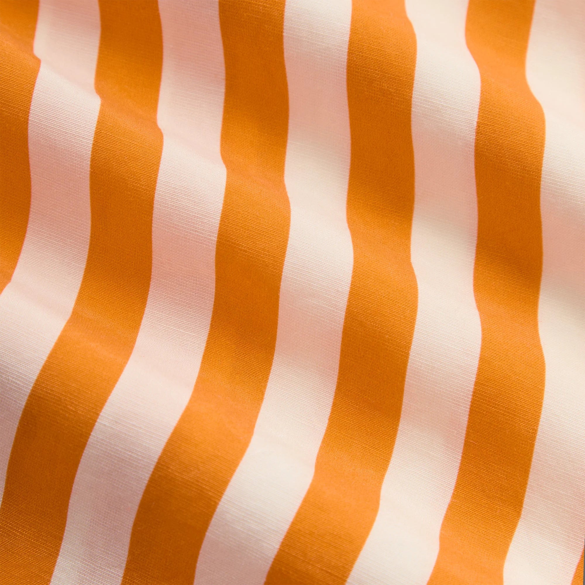 Kith Striped Thompson Camp Collar Shirt - Tiger