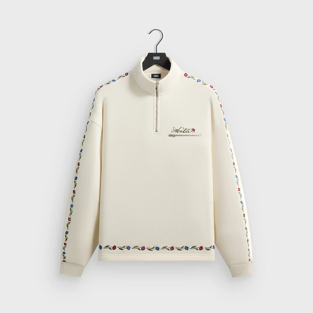Kith Floral Queensbridge Quarter Zip - Silk