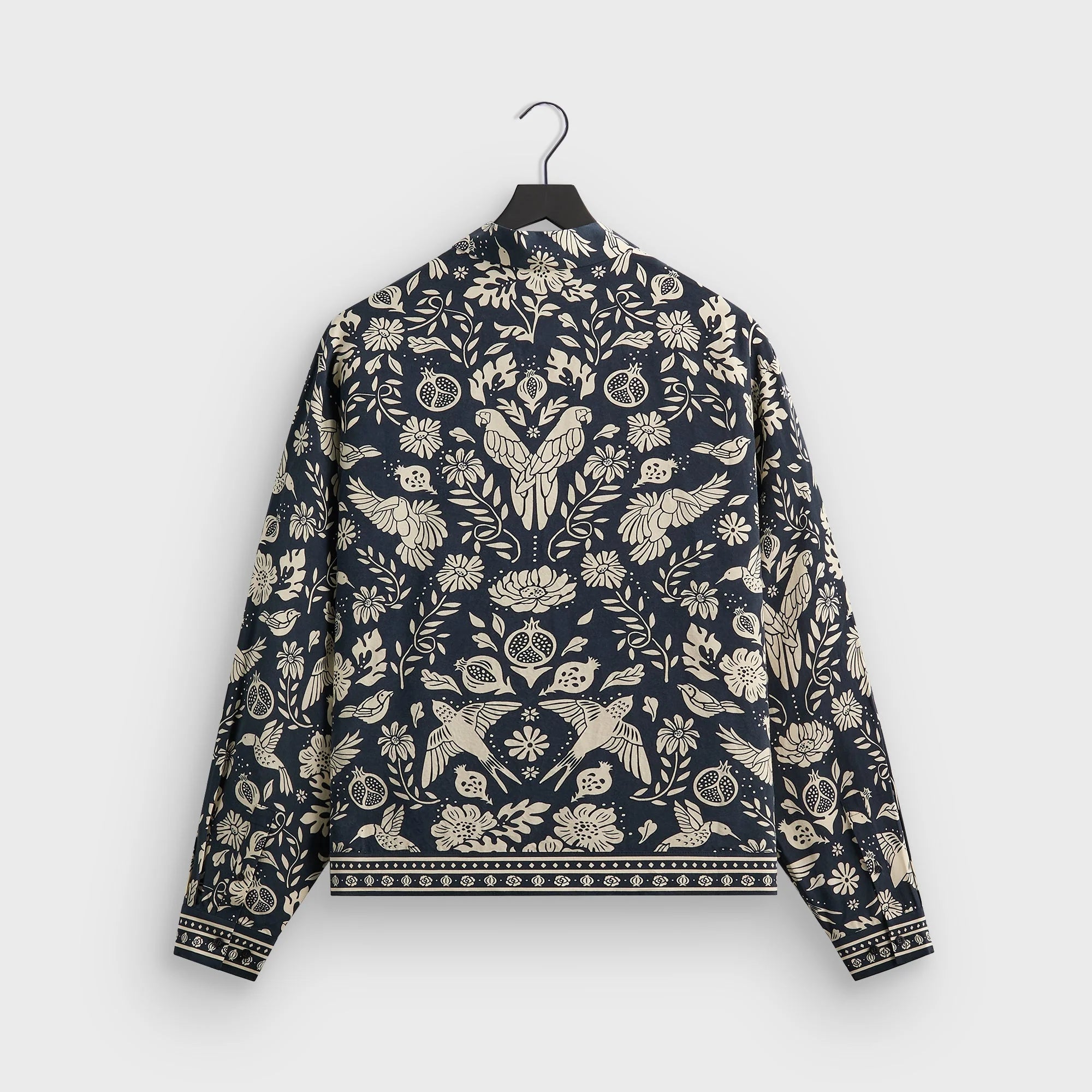 Kith Cupro Linen Connor Blouson Jacket - Nocturnal