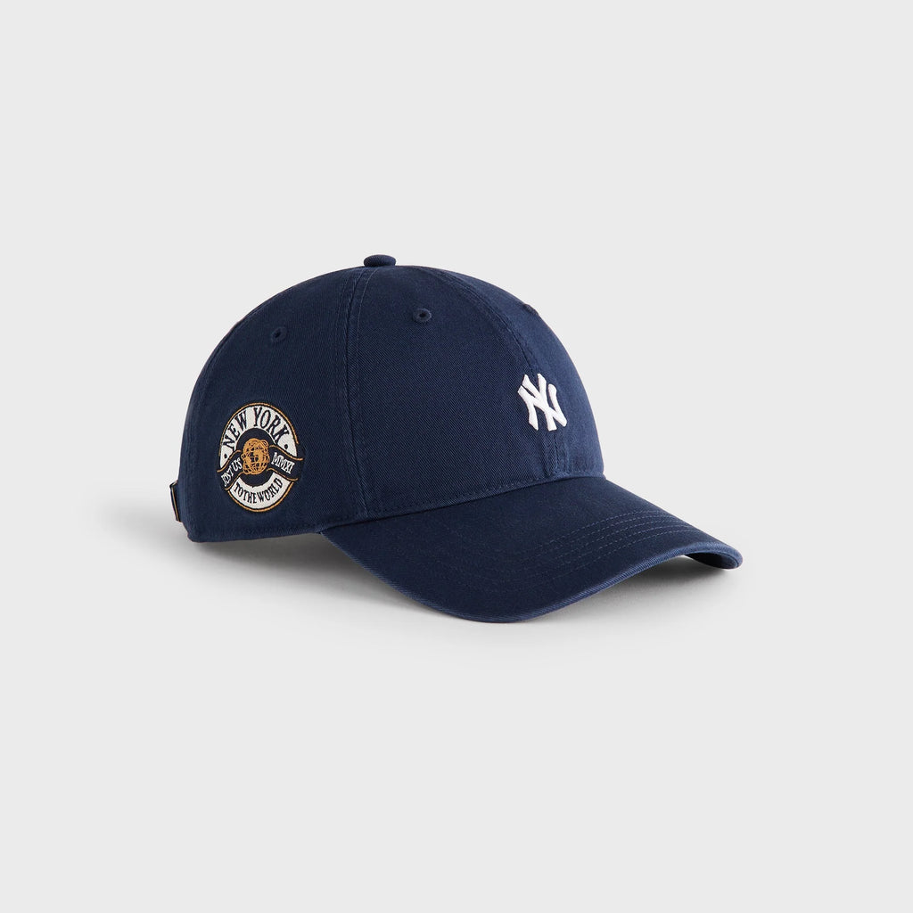 Kith & '47 for the New York Yankees Washed Twill Mini Logo Aaron Classic Cap - Nocturnal
