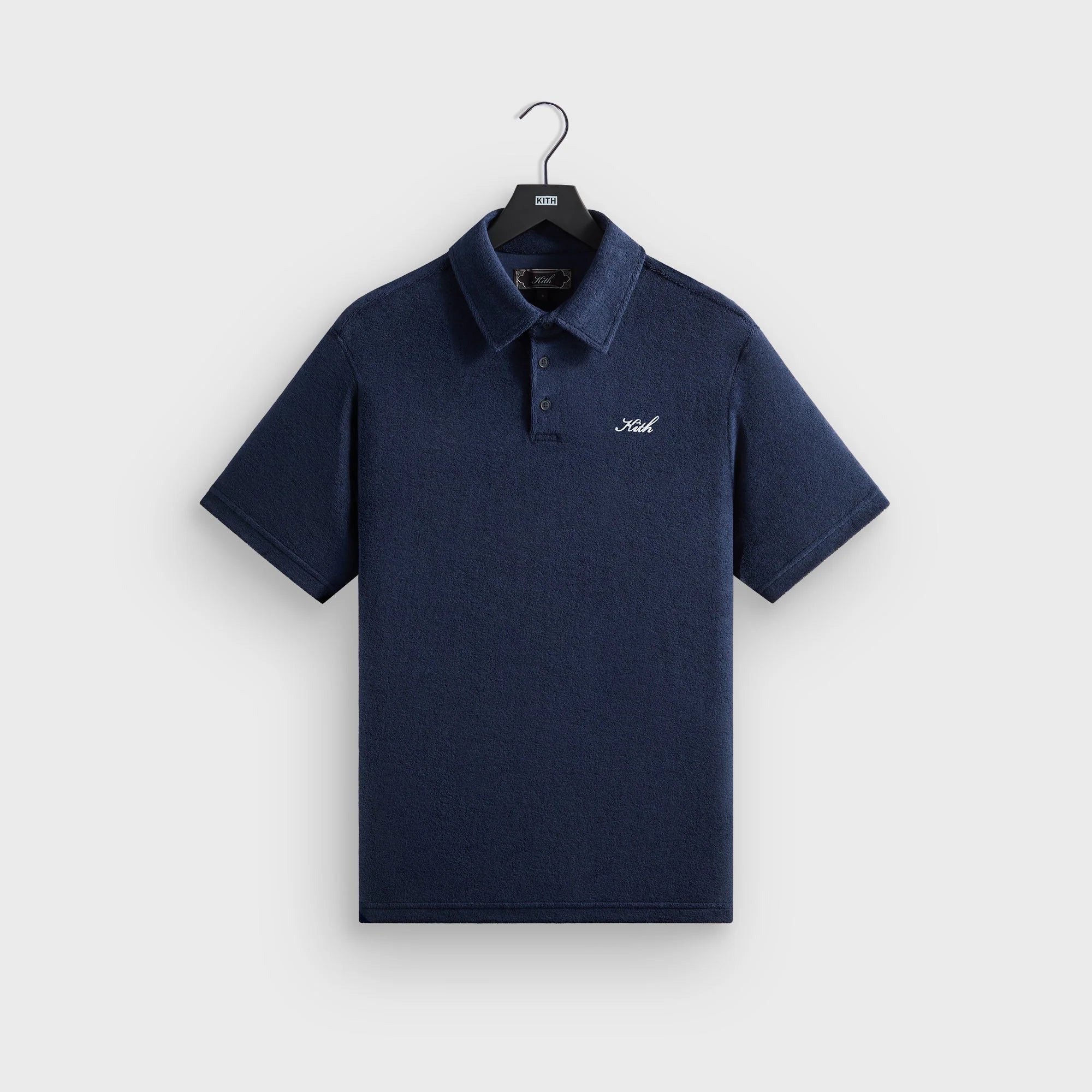 Kith Textured Towel Terry Heathrow Polo - Nocturnal