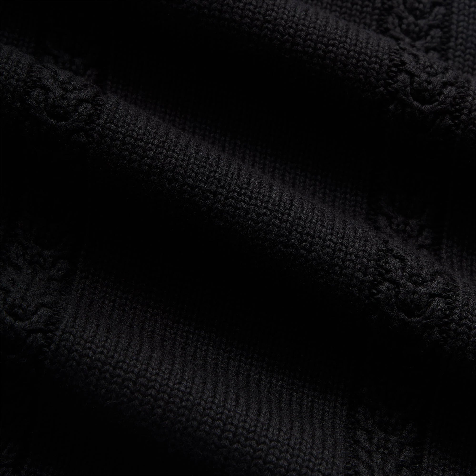 Kith Wagner Long Sleeve Soccer Sweater - Black