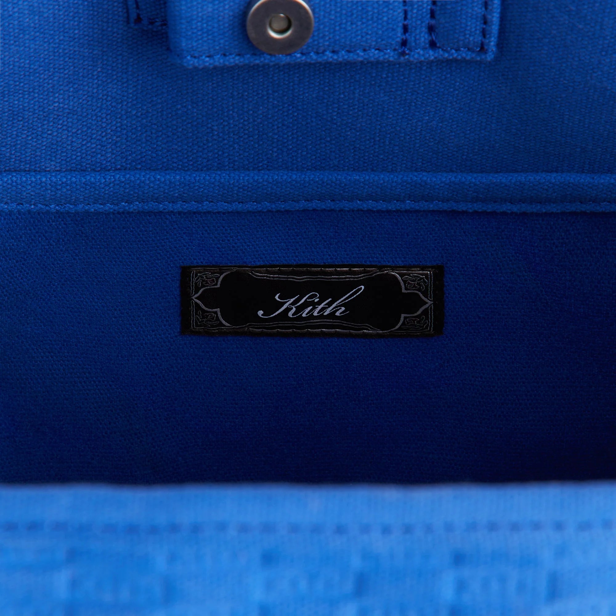 Kith Monogram Canvas Tote Bag - Lake