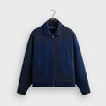 Kith Stitched Patchwork Connor Blouson Jacket - Dark Indigo