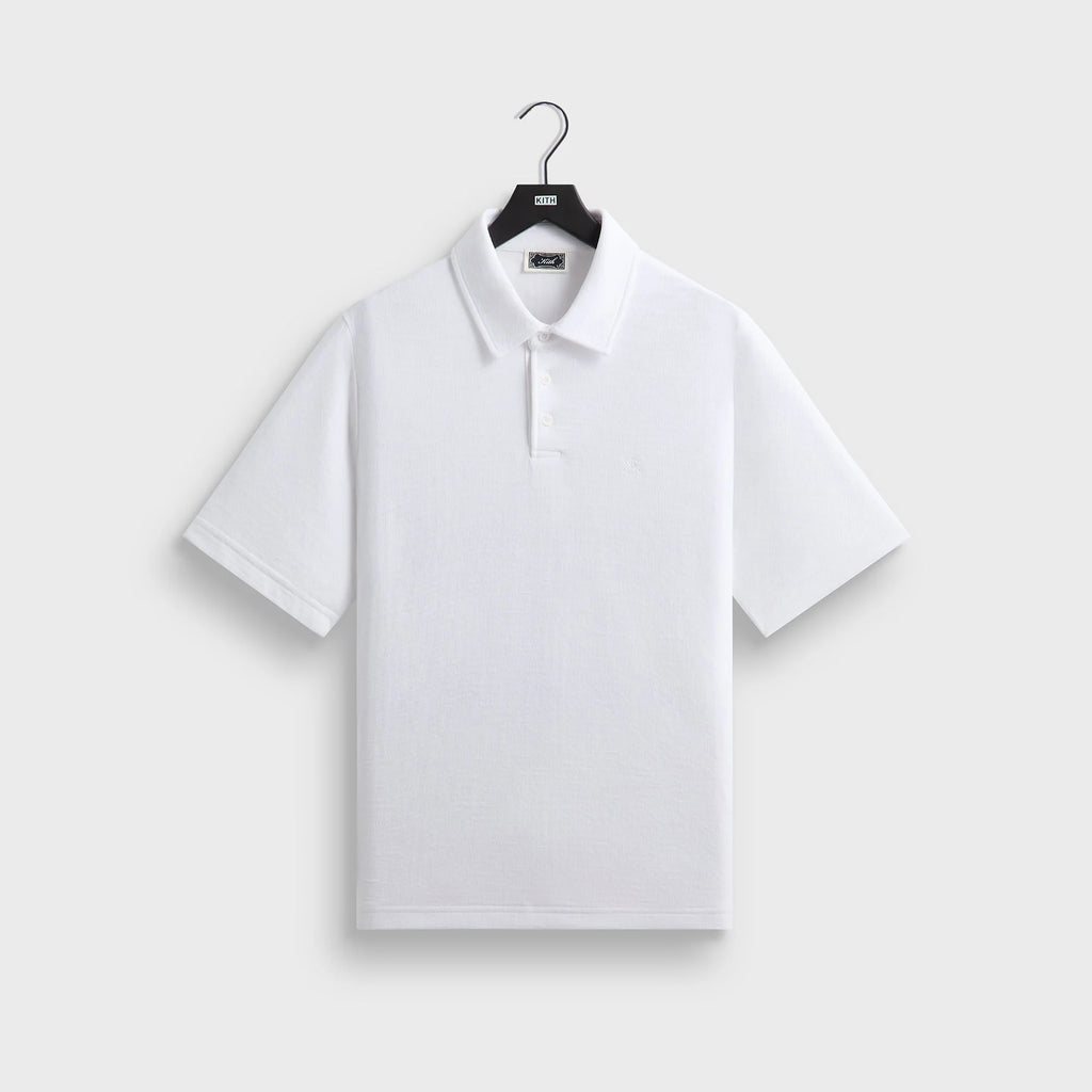 Kith Double Face Jersey Heathrow Polo - White