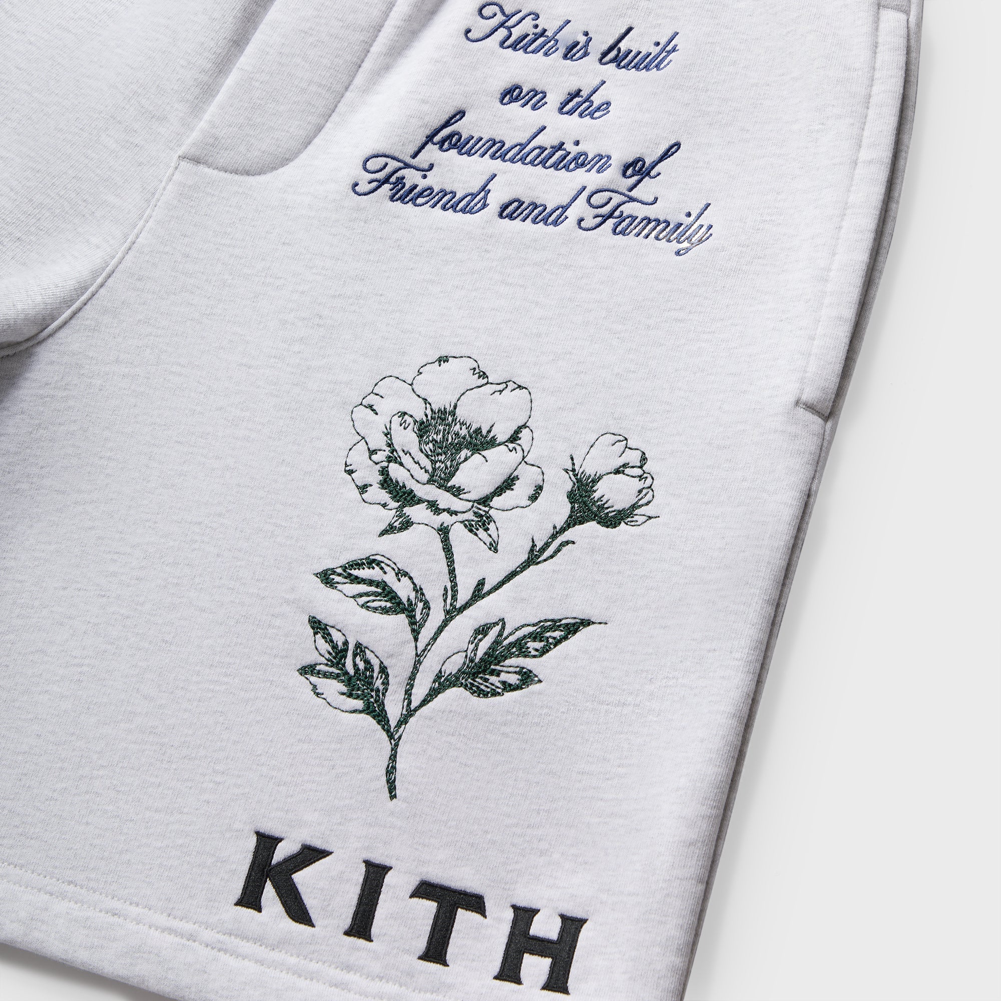 Kith New York To The World Curtis Short - Light Heather Grey