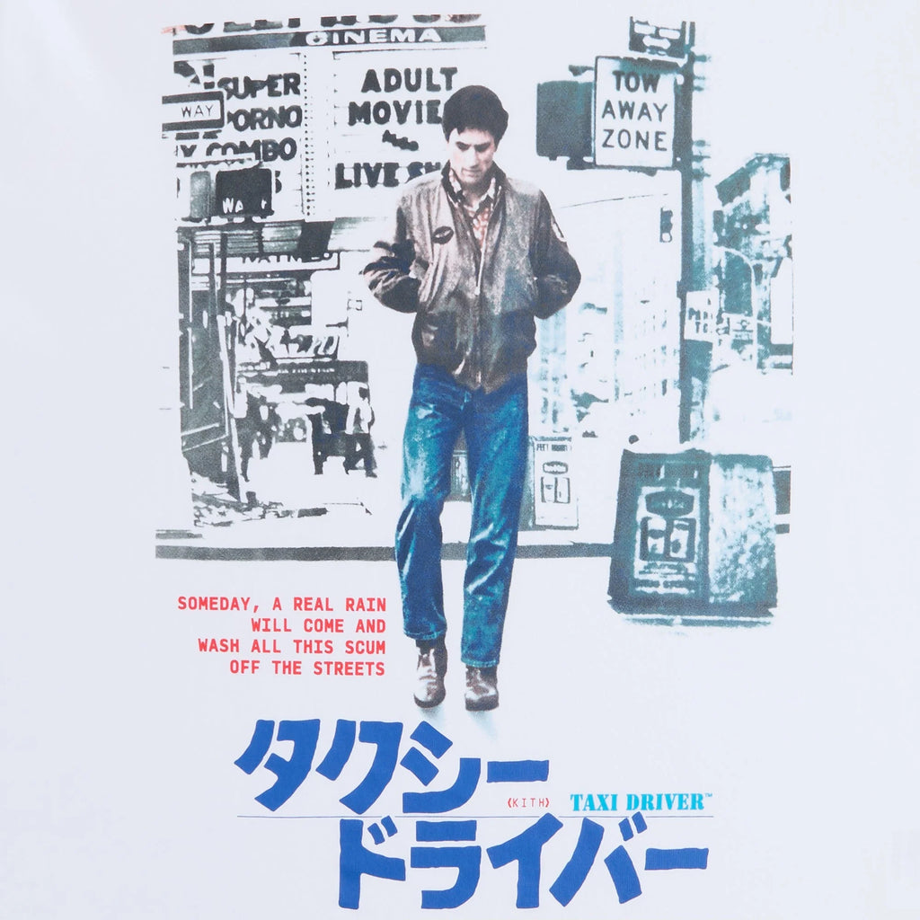 Kith for Taxi Driver Japanese Poster Standard Tee - White