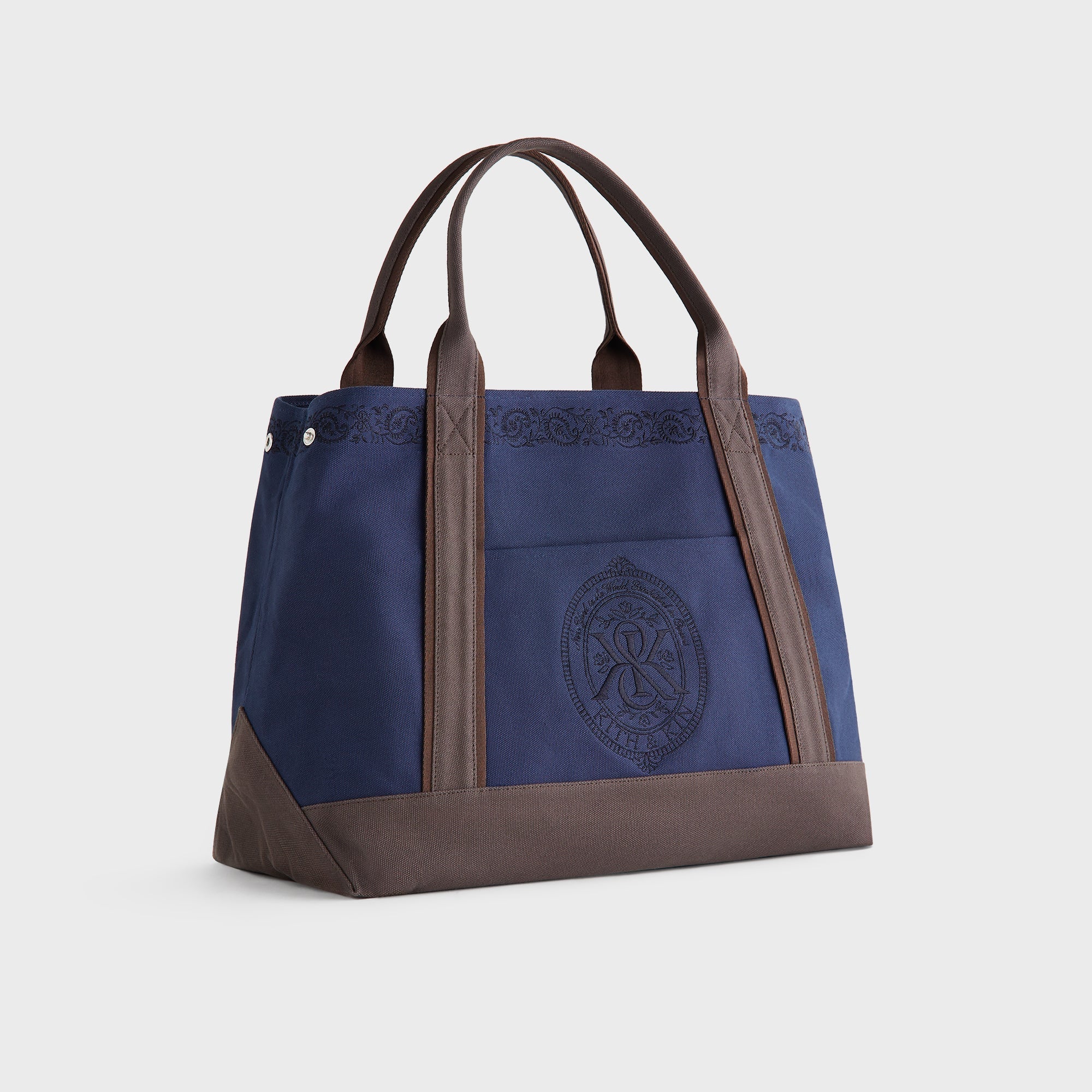 Kith Embroidered Canvas Tote Bag - Nocturnal